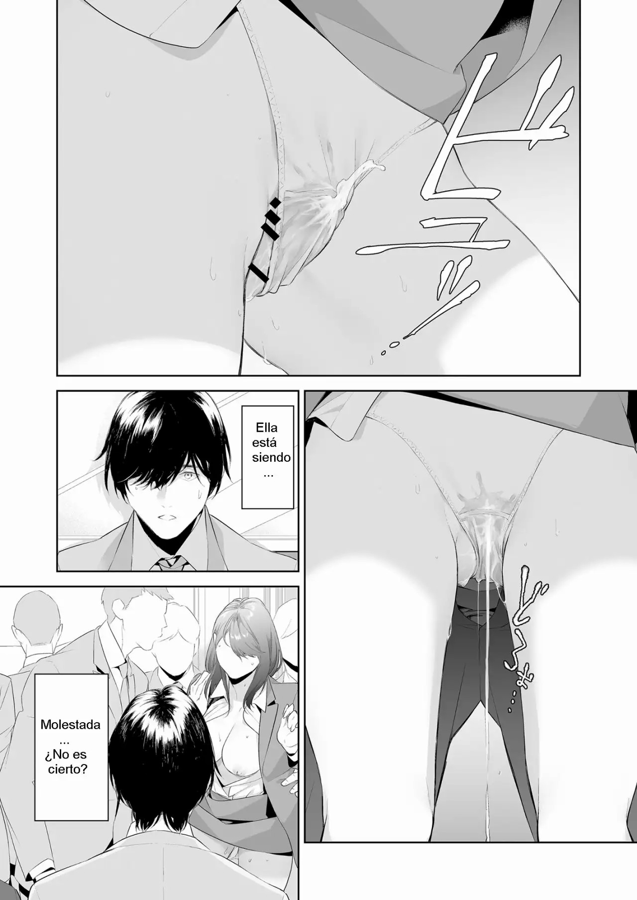 [Hantenshite Kaiten (Tsuko)] Chikan Circle no Hime | Princess of the Molesting Circle  [Spanish] Bildnummer 5