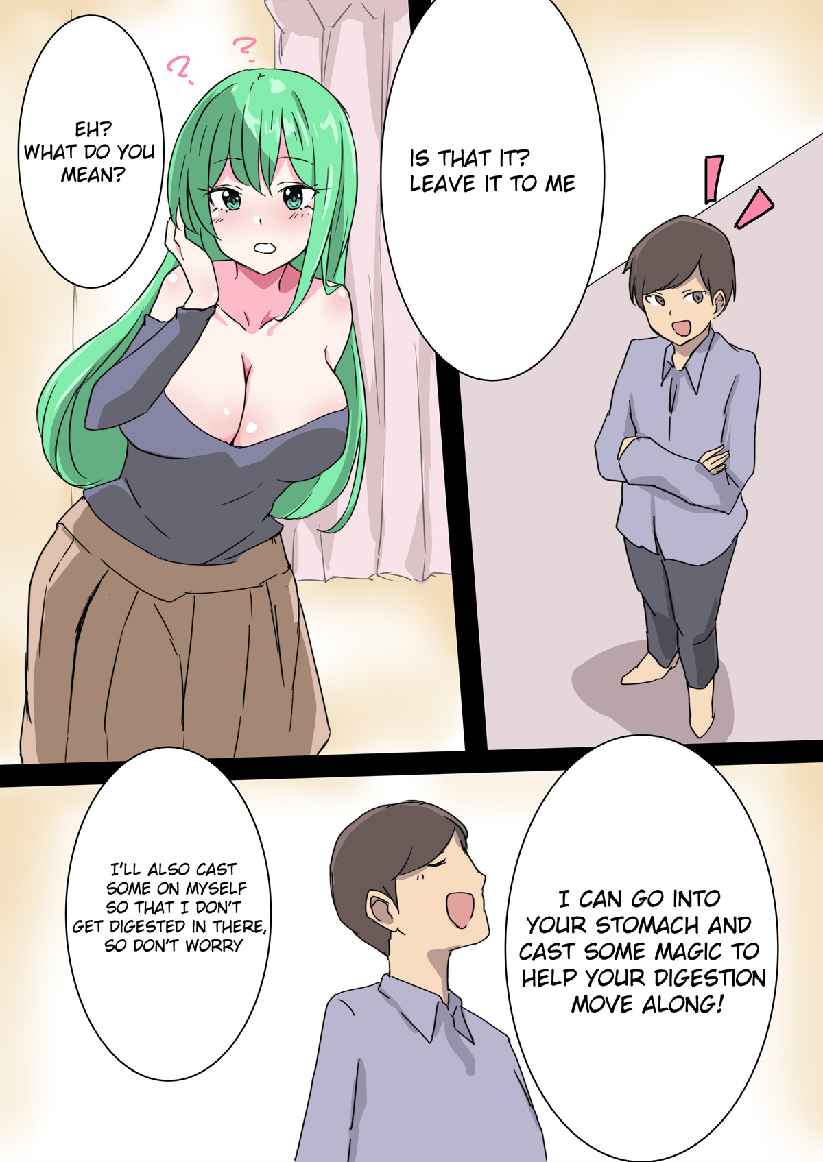 [くりっぷ] Fixing indigestion with magic imagen número 2