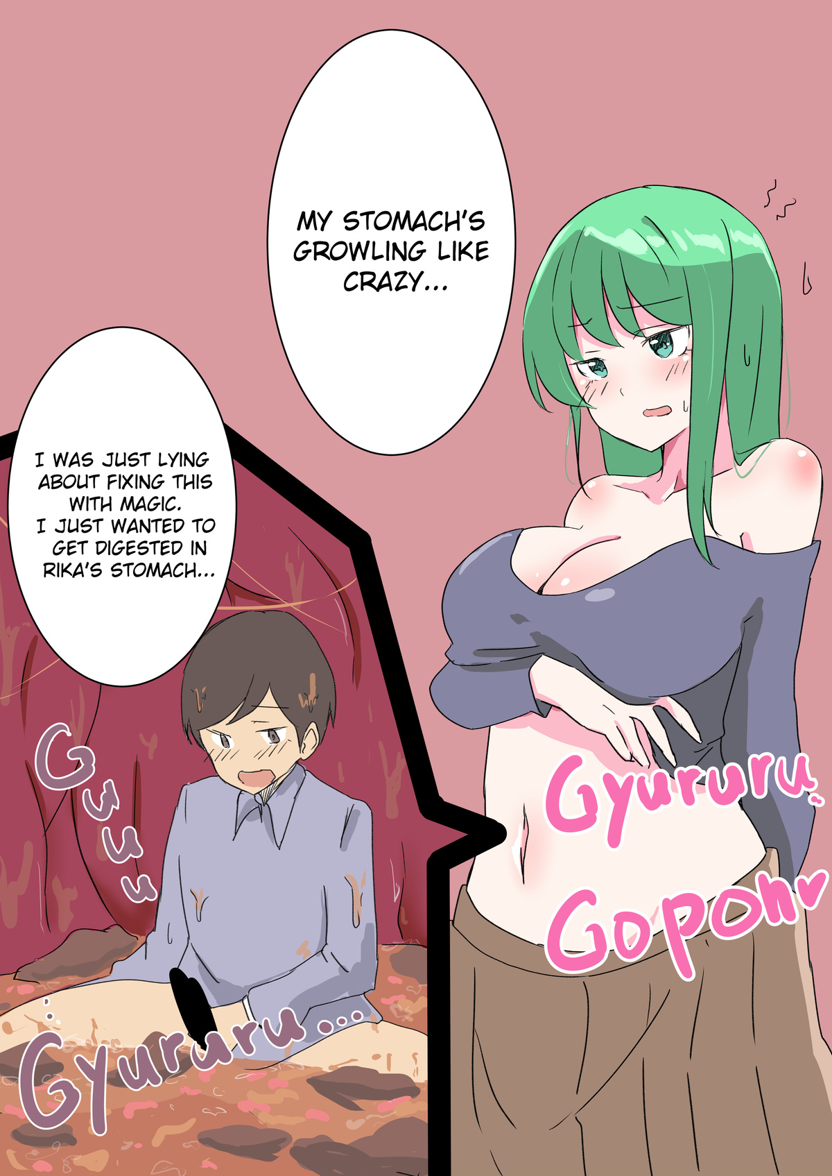 [くりっぷ] Fixing indigestion with magic imagen número 6