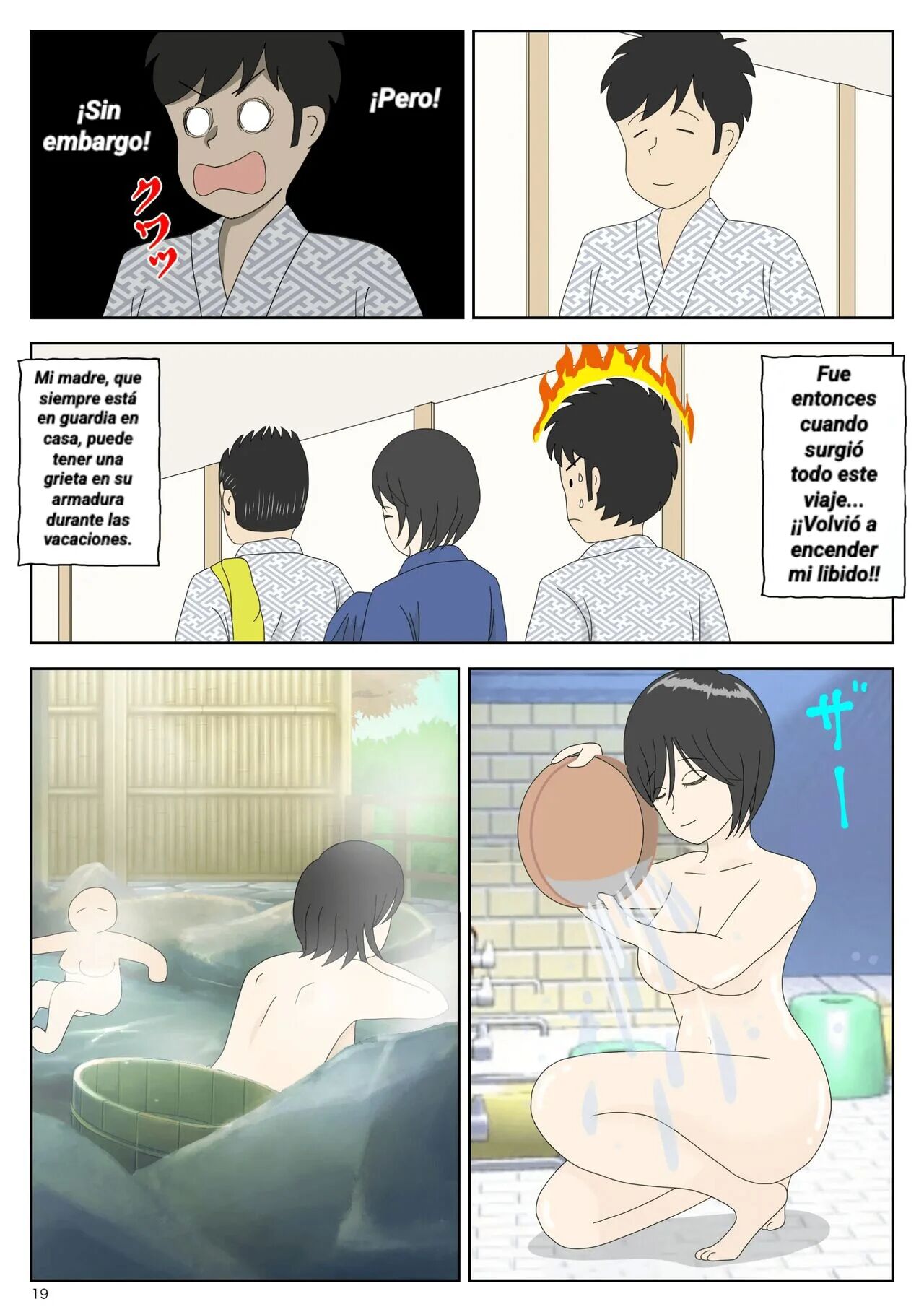 [Mizuarai no kai] Onaneta Kaa-san 2 | Mamá es mi material para masturbación 2 [Spanish] [Chompita] изображение № 19