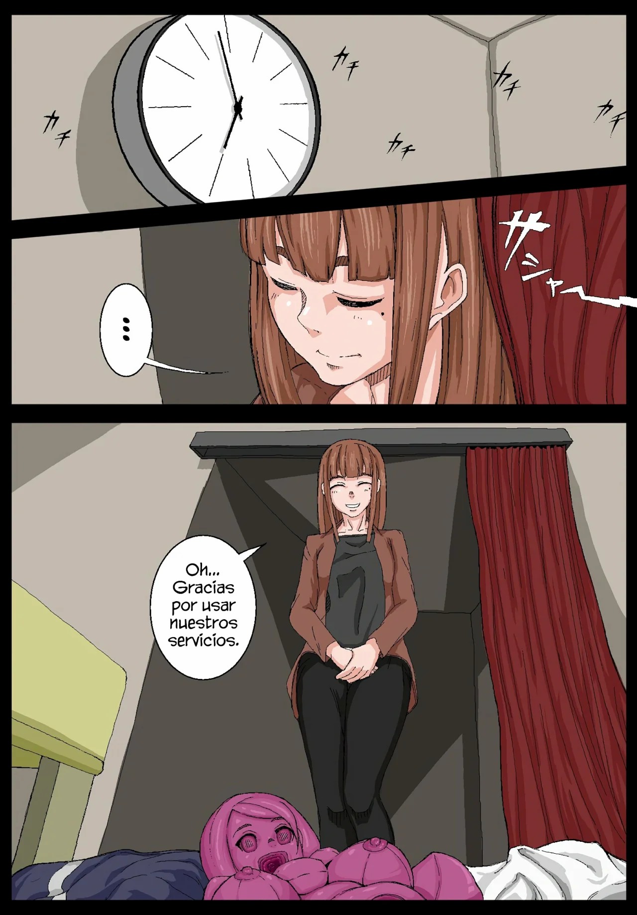 [Ikesuga Yuuna] Onahole Senpai.   [Spanish] [Daisuki na Fansub] image number 15