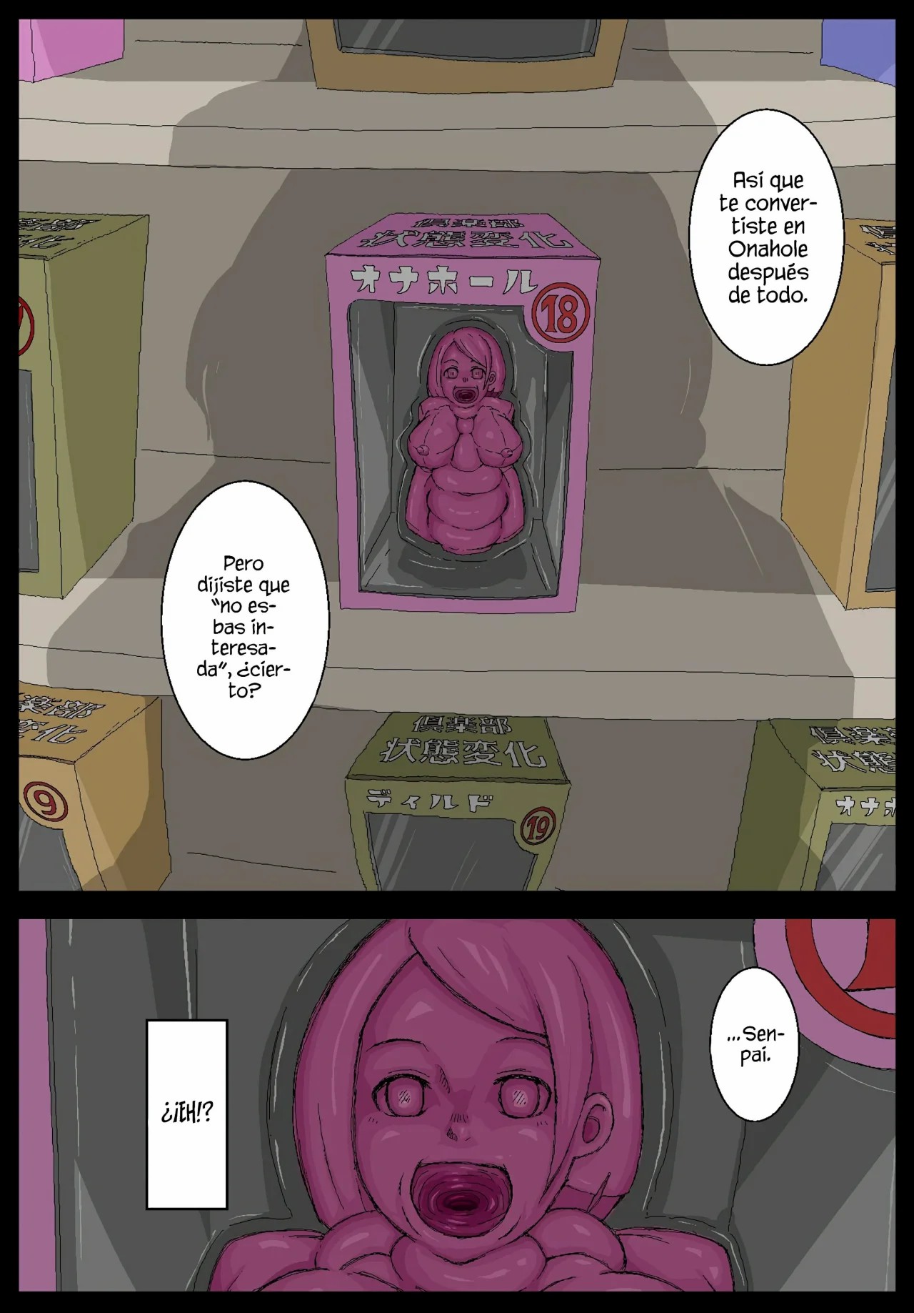 [Ikesuga Yuuna] Onahole Senpai.   [Spanish] [Daisuki na Fansub] image number 21