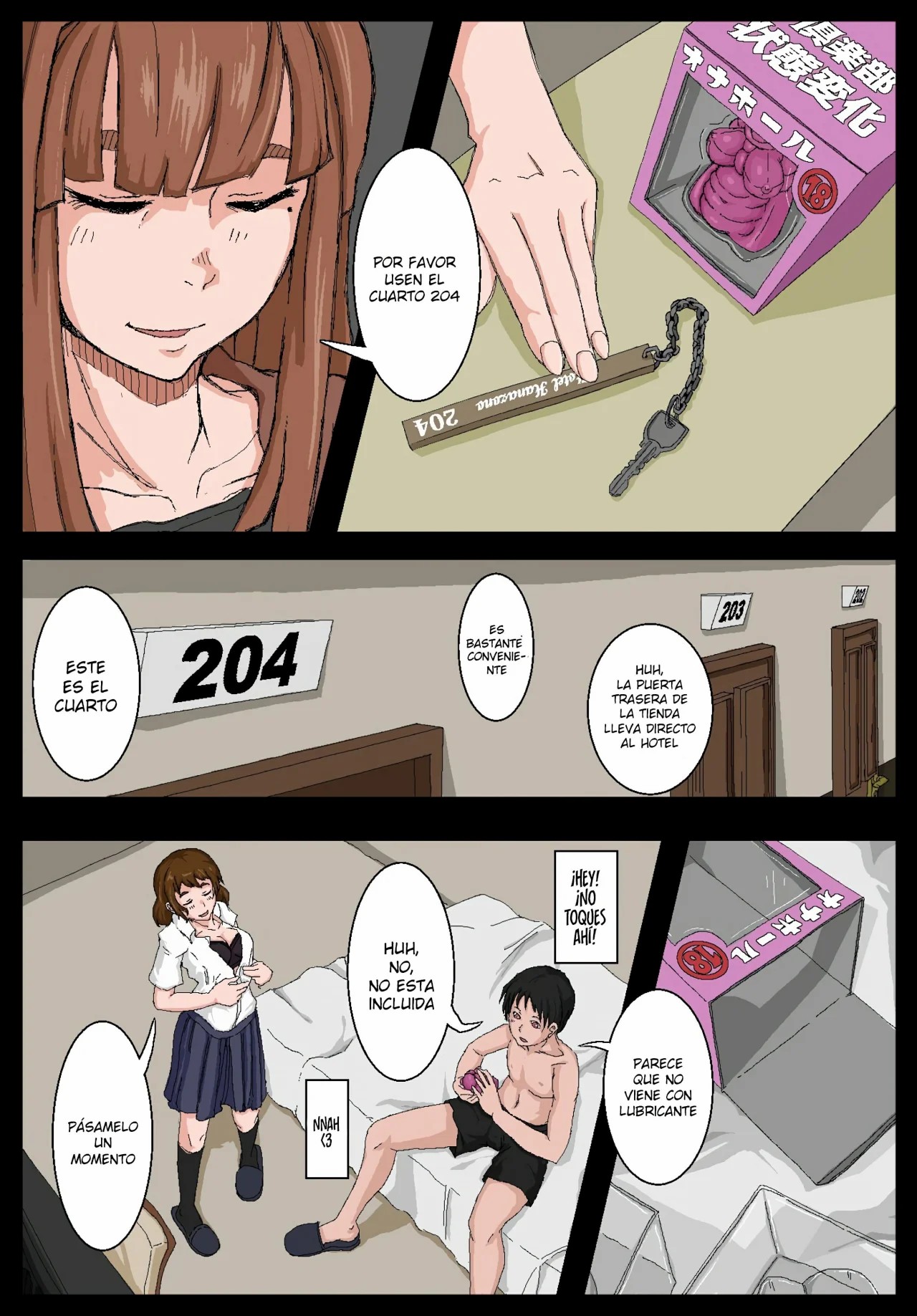 [Ikesuga Yuuna] Onahole Senpai.   [Spanish] [Daisuki na Fansub] image number 25