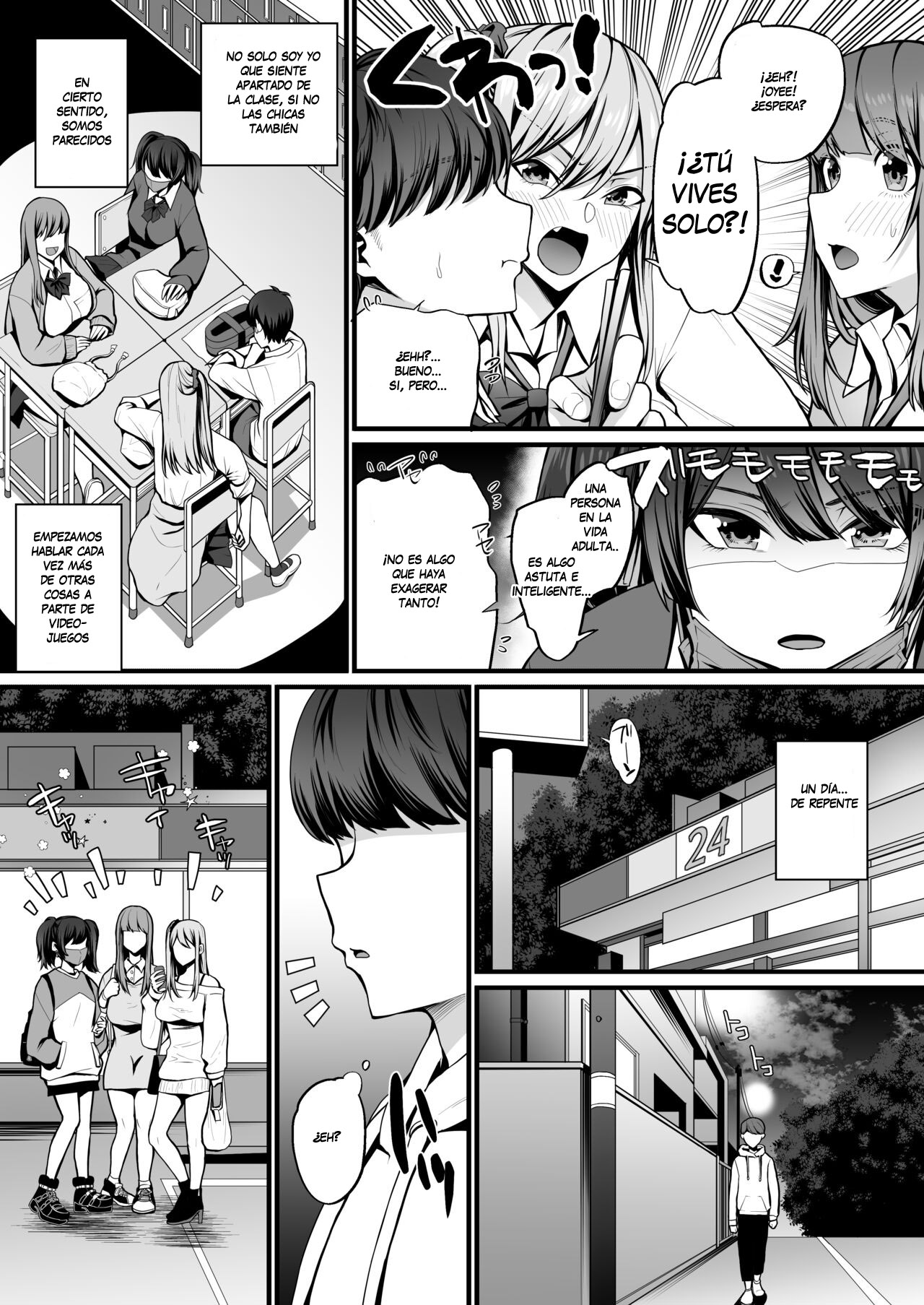 [Suinose] Game Suki no Gal-tachi to Ore no Heya de Shitai Houdai [Spanish] [UNION ANIME + Neko Time] Bildnummer 5