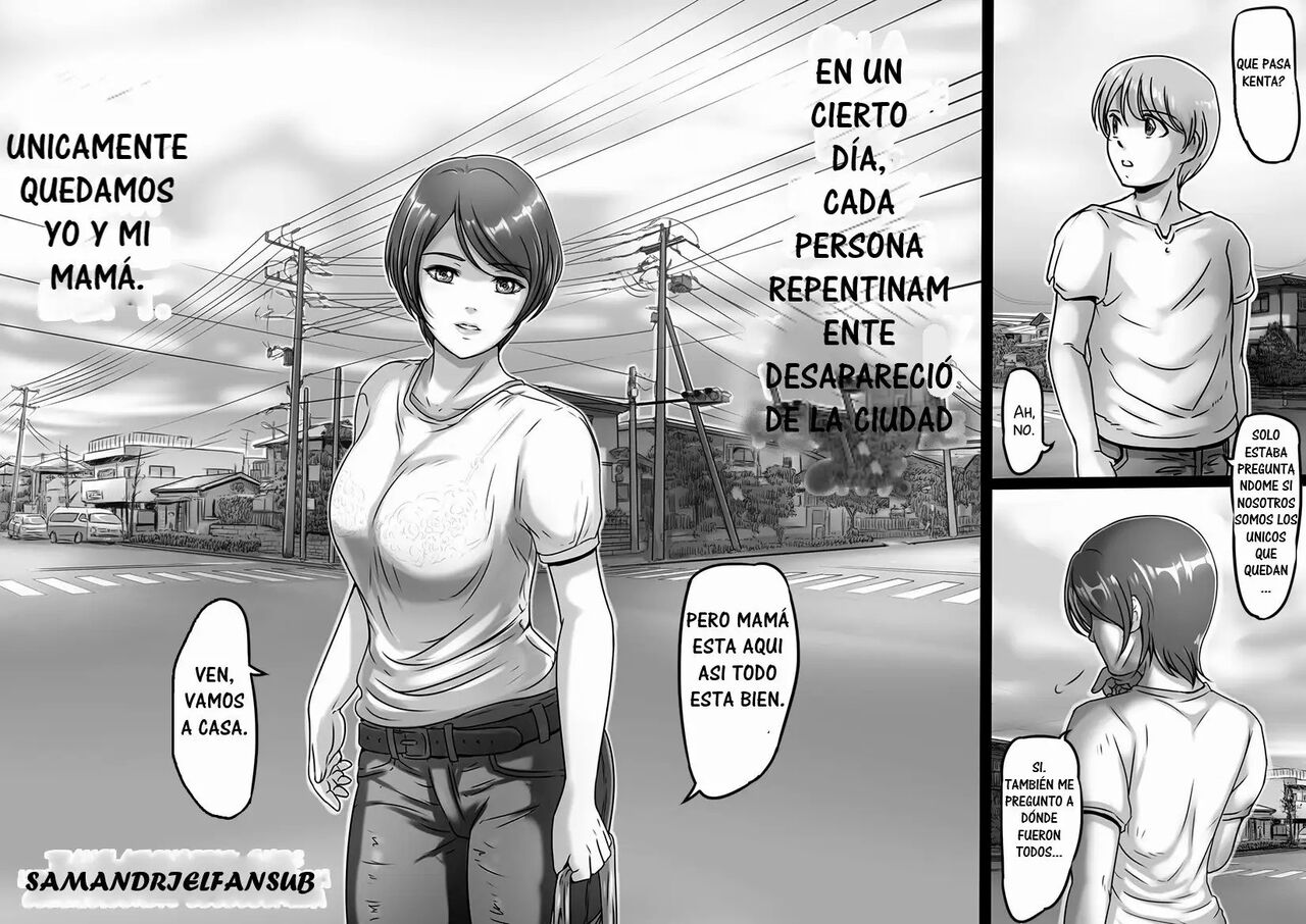 [Lemon Cake (Lemon Keiki)] Okaa-san shika Inai Machi  [Spanish] image number 2