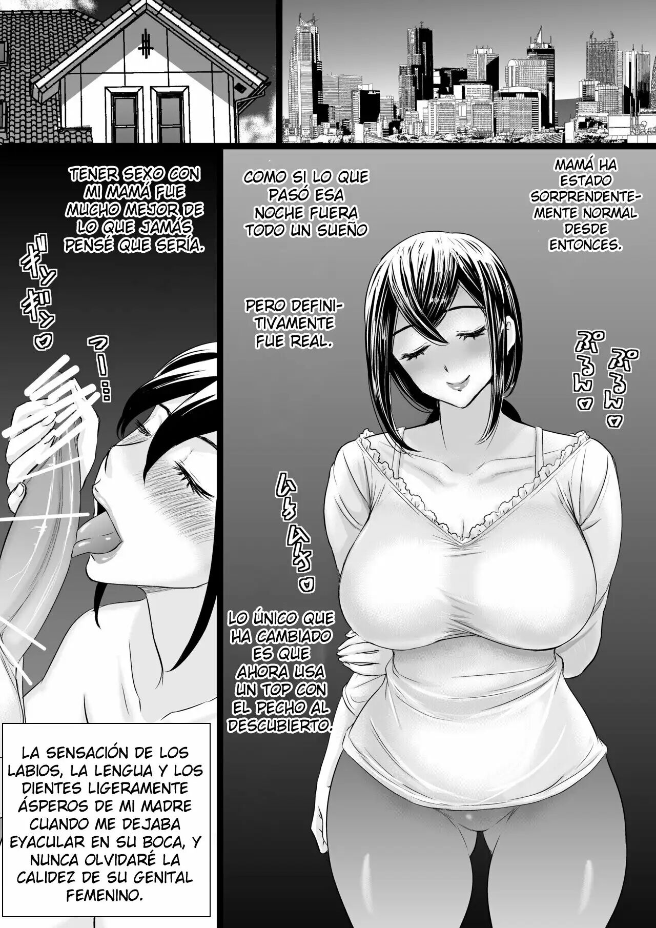[Zuikidou] Yasashii Kaa-san ni Tsukekonde Nakadashi Rape Takuran | Violating Mother - Taking advantage of my gentle mother [Spanish]  [Kaico no Fansub] image number 35