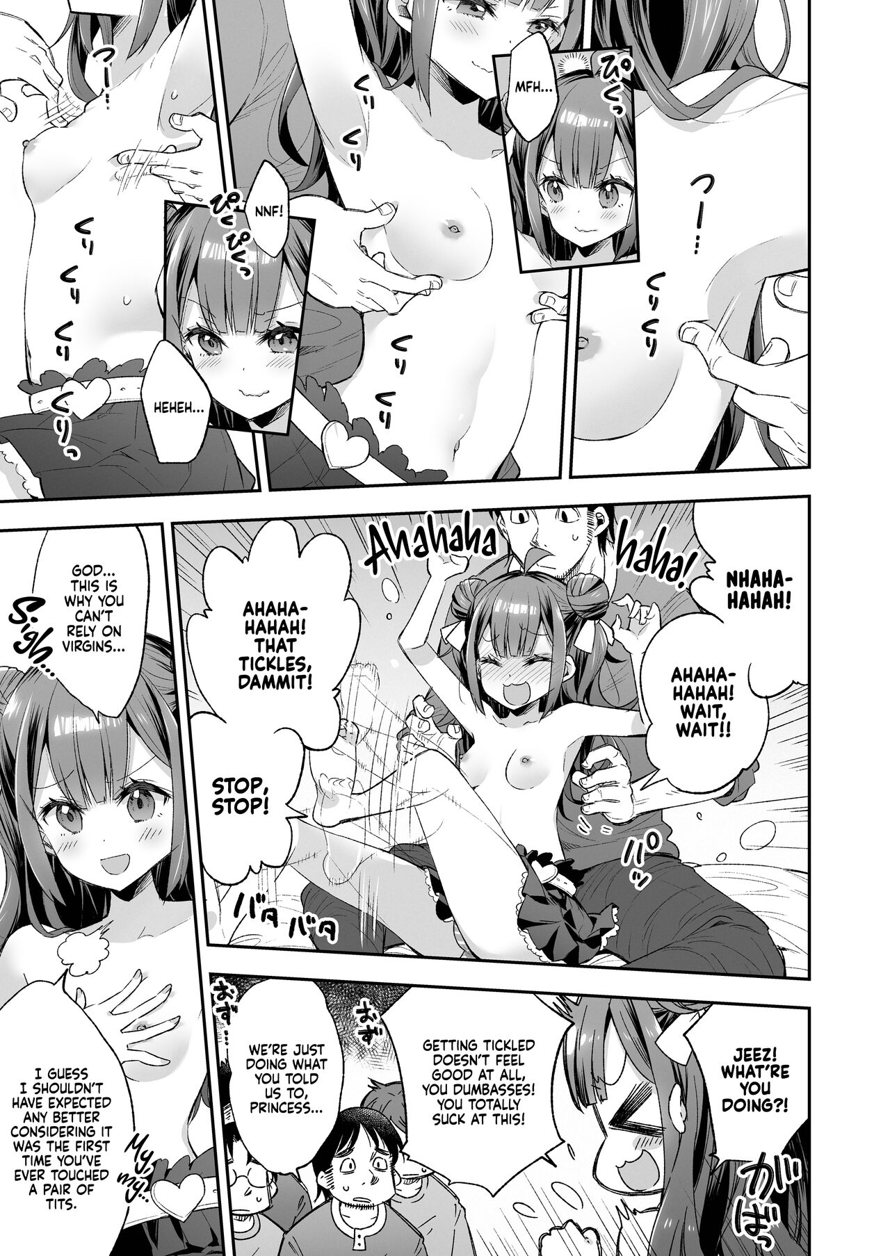 [Mochi Dog Laboratory (Asakai Mocchinu)] Akume Hime to Otaku-kun no Doku Ringo | The Orgasm Princess Can't Take Another Bite! [English] [Xzosk] [Digital] image number 17