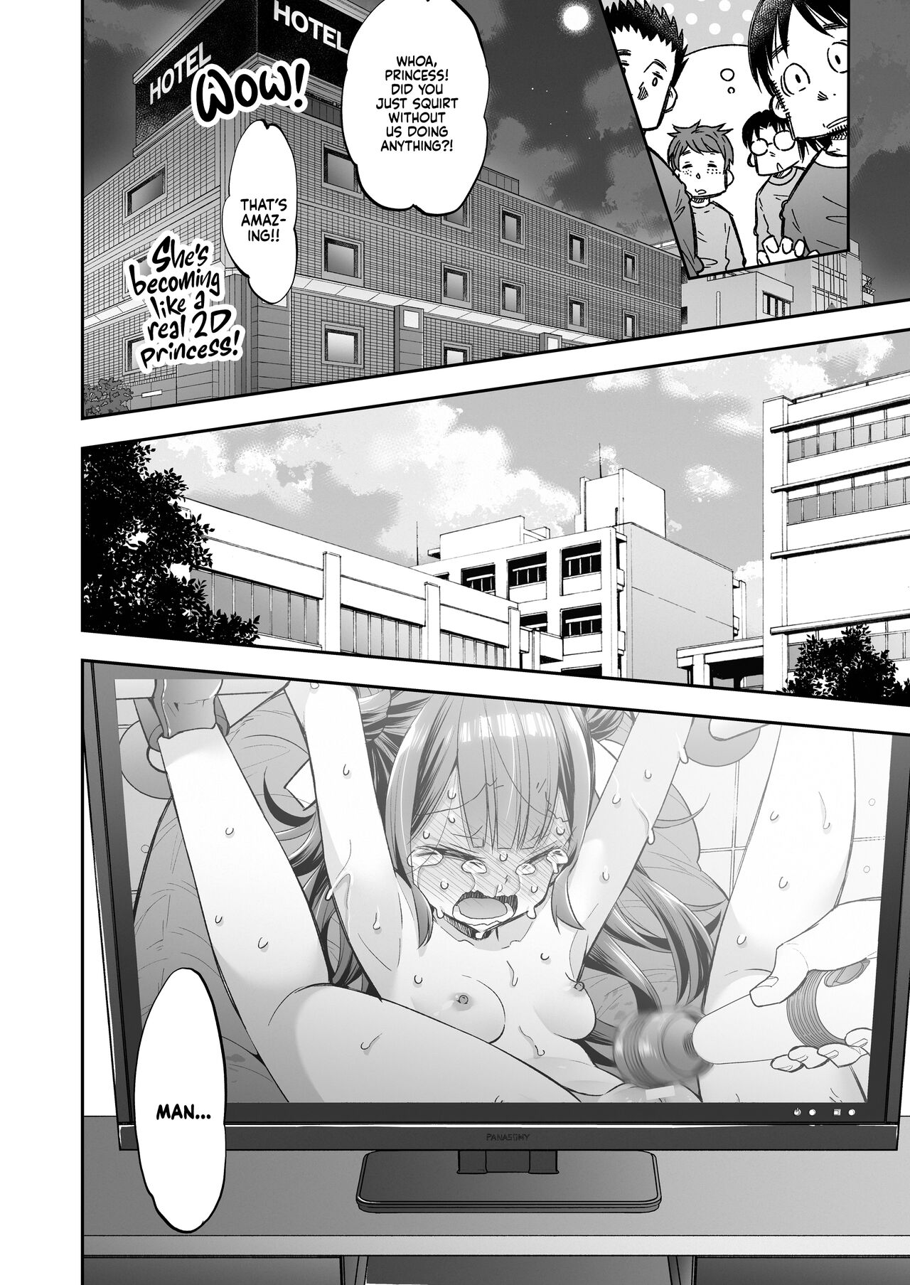 [Mochi Dog Laboratory (Asakai Mocchinu)] Akume Hime to Otaku-kun no Doku Ringo | The Orgasm Princess Can't Take Another Bite! [English] [Xzosk] [Digital] 100eme image