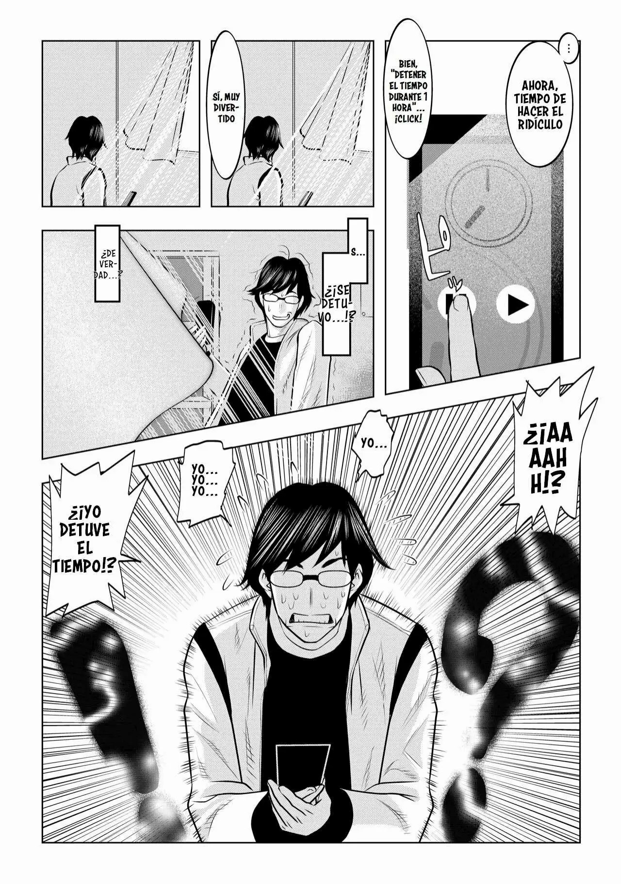 [Wakino Keibun] Muteki ☆ Jikan Teishi Appli! ~Ore no Tokunou Milk o Buchikomu ze!~ [Spanish] 3eme image