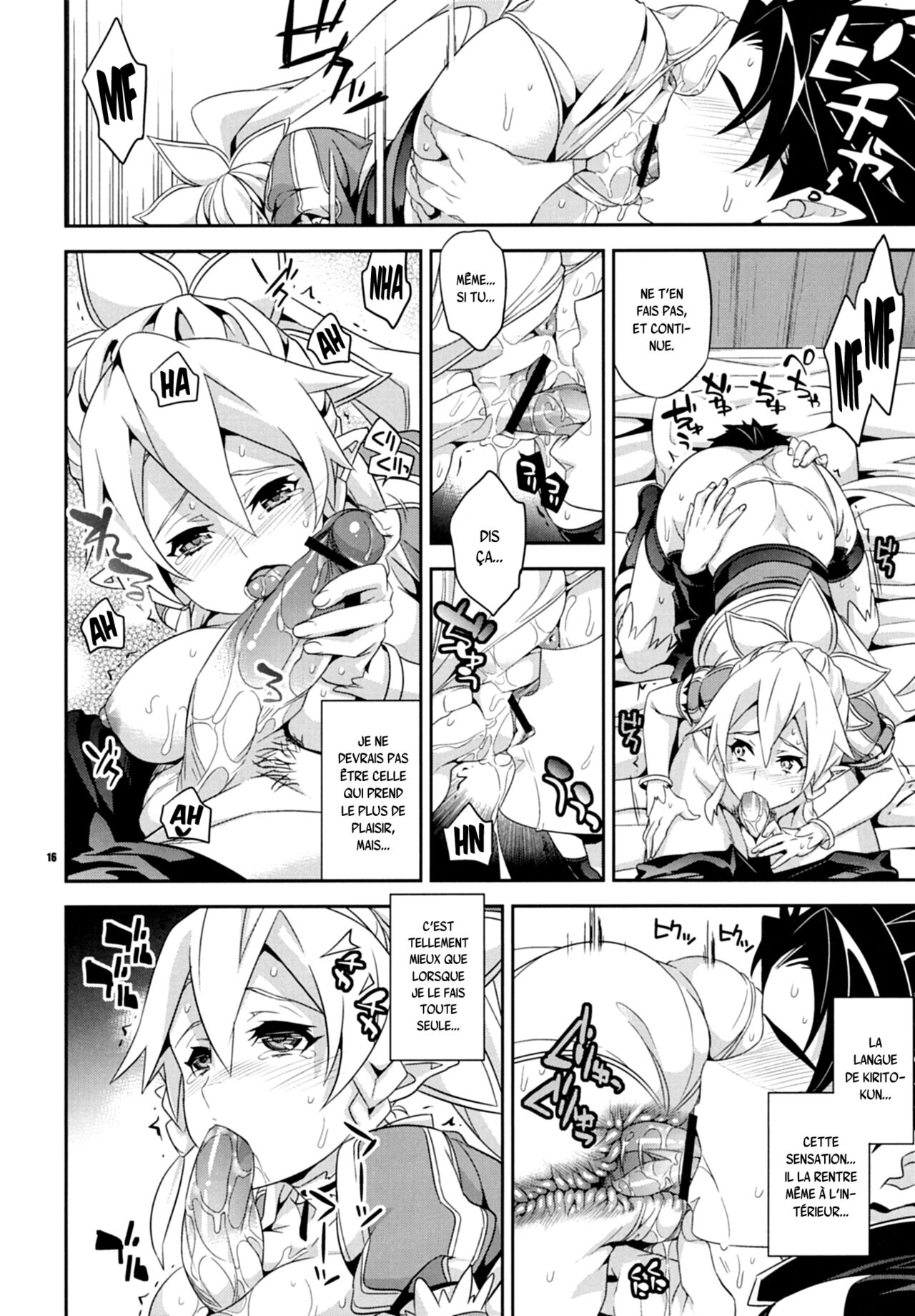 (C83) [Crazy9 (Ichitaka)] C9-03 Suguha to Lyfa to Oniichan no Shiawase Kazoku Keikaku (Sword Art Online) [French] {SAXtrad} image number 15