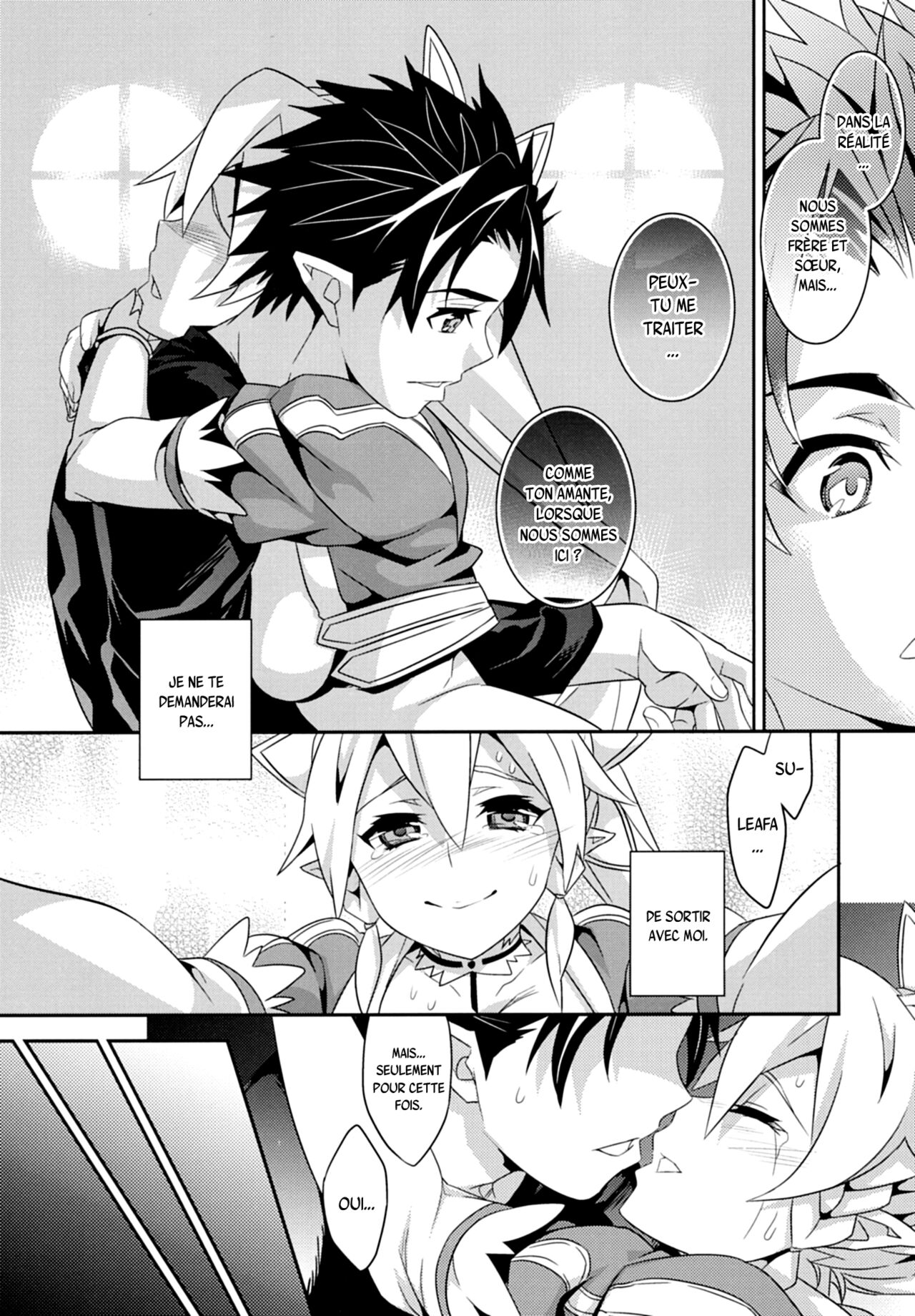 (C83) [Crazy9 (Ichitaka)] C9-03 Suguha to Lyfa to Oniichan no Shiawase Kazoku Keikaku (Sword Art Online) [French] {SAXtrad} image number 21