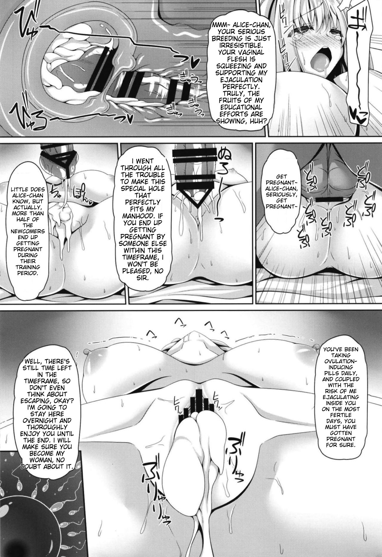 (C95) [Right away (Sakai Minato)] Koukyuu Shoufu Alice Settai Kyouiku (Touhou Project) English Translated 画像番号 20