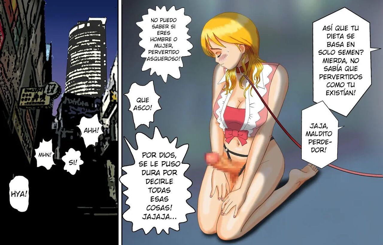 [B Kaiman] Dorei Shain Anal Maso Choukyou Gaiden - Nyotaika Kaizou Hen [Spanish] [DelNero] 36eme image