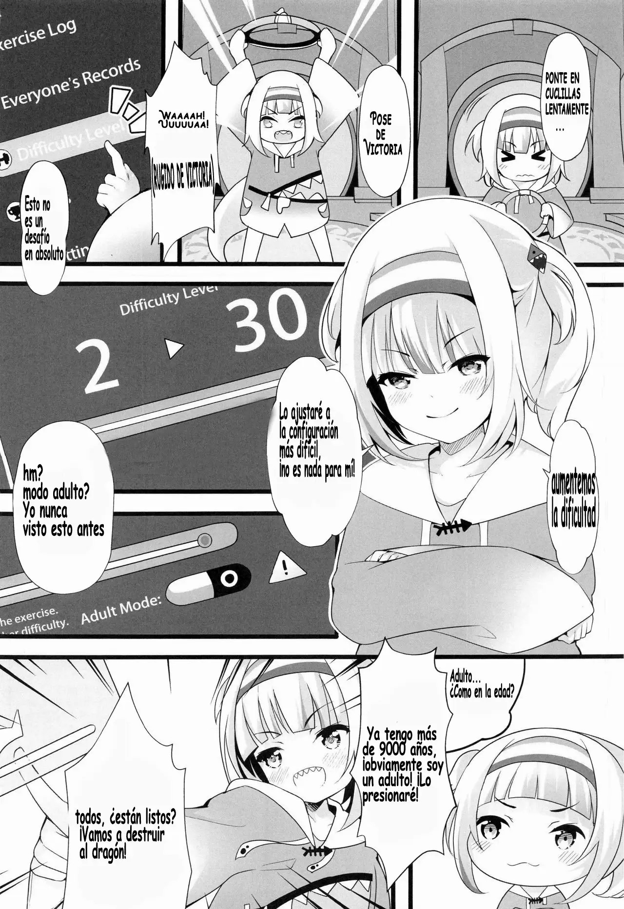 (FF37) [Mukousharan (Chiyami)] Lets Sweat (Hololive) [Spanish] 3eme image