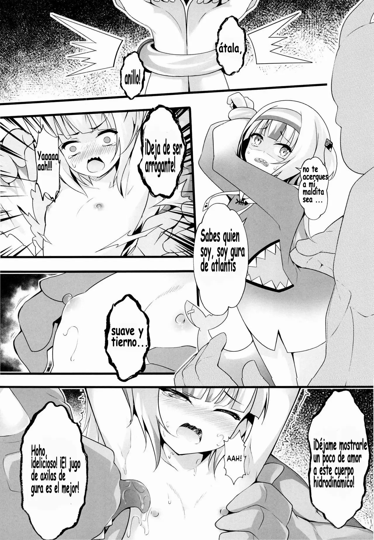 (FF37) [Mukousharan (Chiyami)] Lets Sweat (Hololive) [Spanish] 6eme image