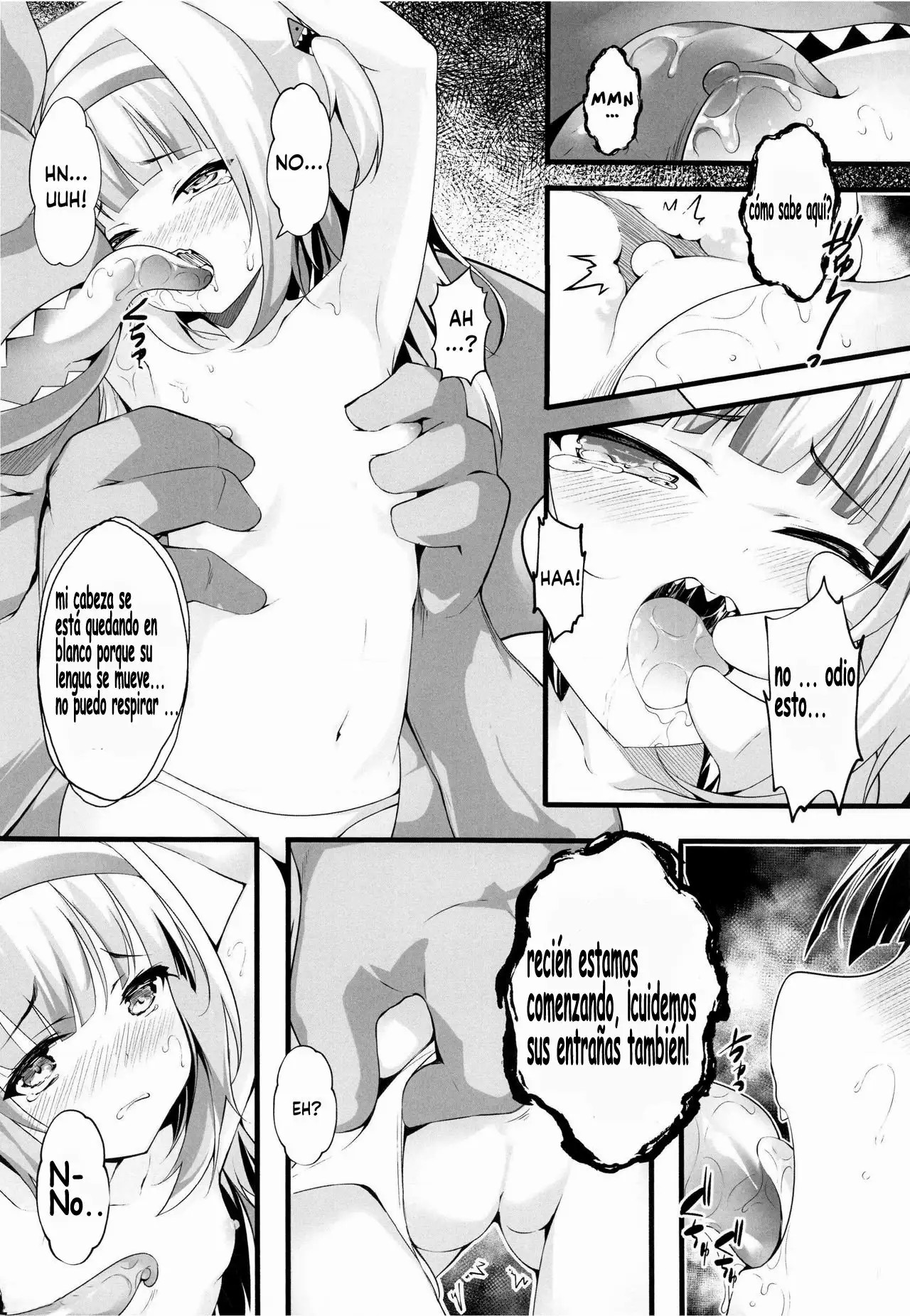 (FF37) [Mukousharan (Chiyami)] Lets Sweat (Hololive) [Spanish] 7eme image