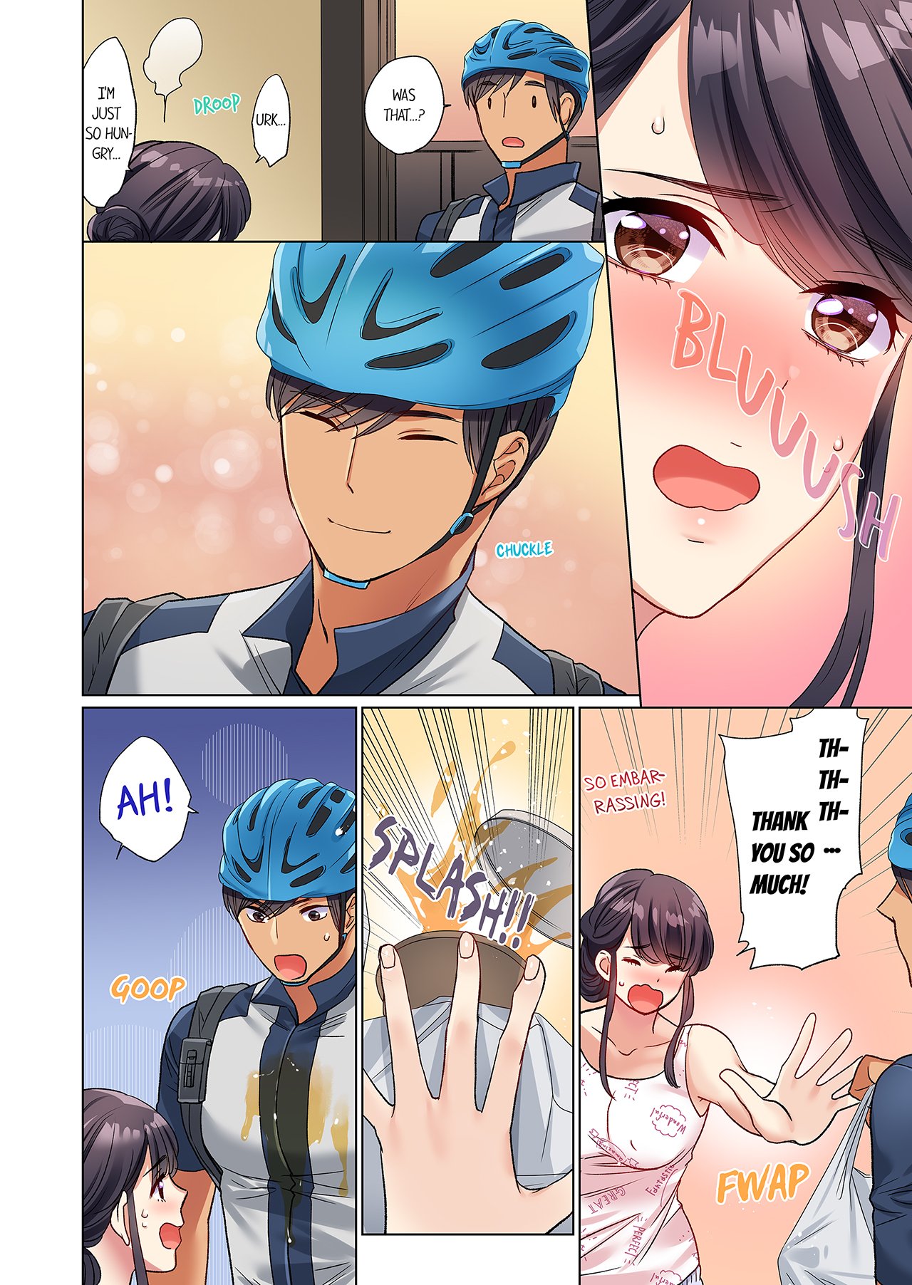 [Uehara Yoyogi] Zaitaku OL, Yotsunbai Iki! Heya Made Gamandekinai Deribarii SEX 1 | Work-at-Home Clerk, Cums on All Fours! Impatient Delivery Sex 1 [English] изображение № 5