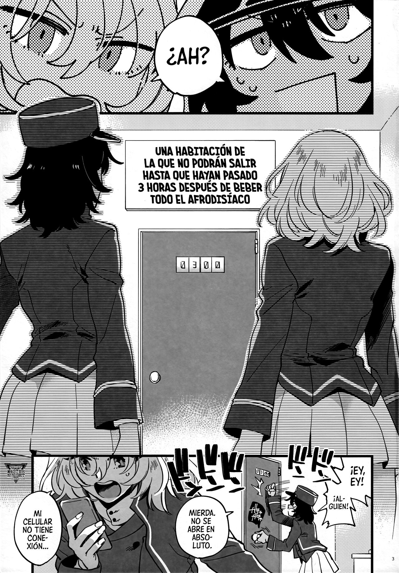 [Sonotaozey (Yukataro)] Tojikomerarete Kusuri Nonde Sorekara no Aida (Girls und Panzer) [Spanish] [Mister Nugget] 画像番号 2