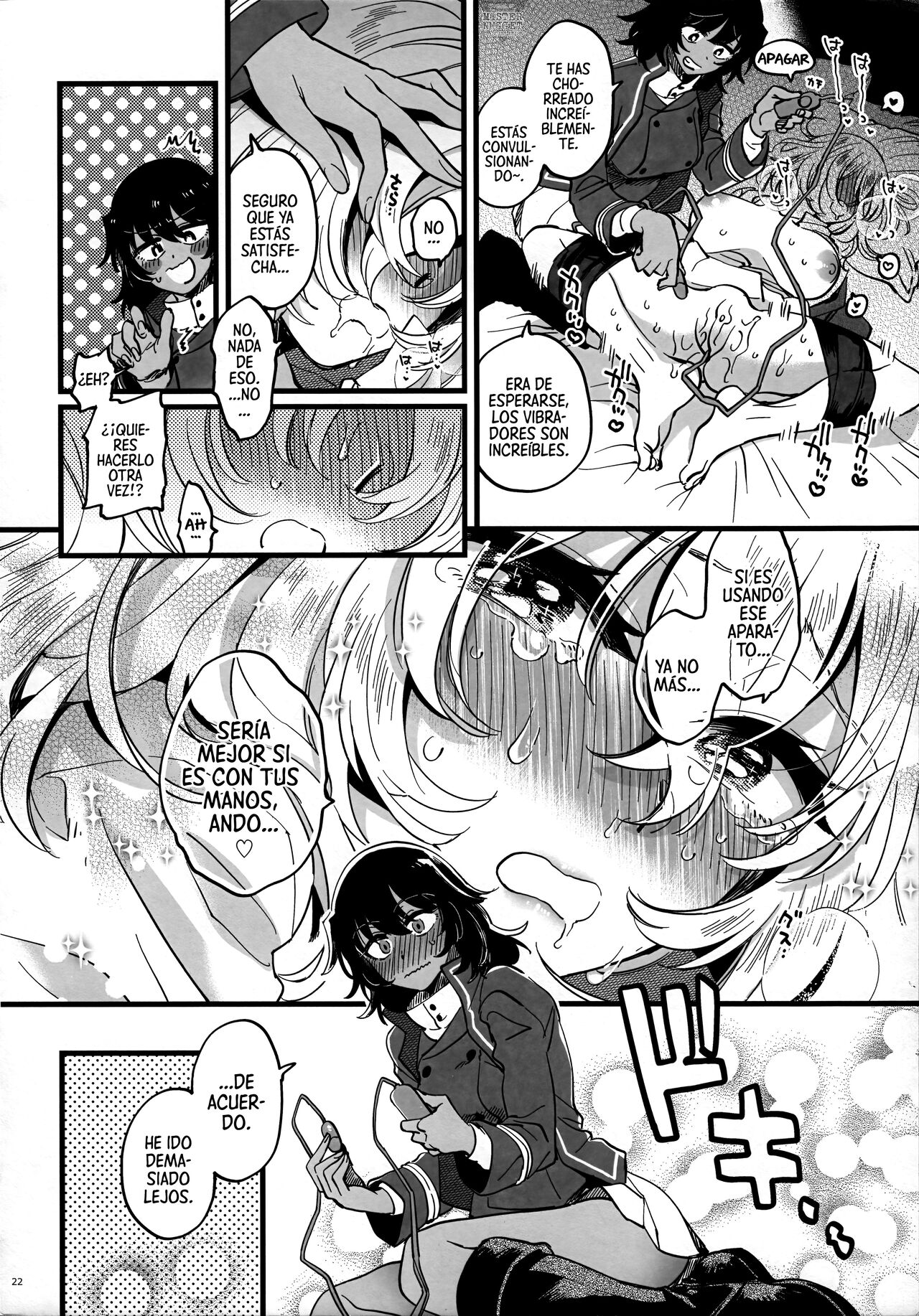 [Sonotaozey (Yukataro)] Tojikomerarete Kusuri Nonde Sorekara no Aida (Girls und Panzer) [Spanish] [Mister Nugget] 画像番号 21