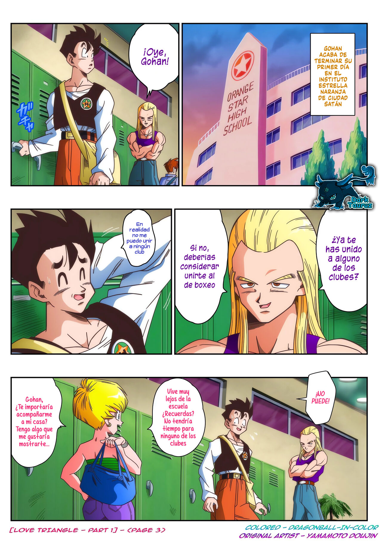 [Yamamoto Doujin (Yamamoto)] DagonBall - Triangulo Amoroso Z Parte 1 - Gohan conoce a Erasa (Dragon Ball Z) [DarkTauruz] [Spanish] [Decensored] Bildnummer 3