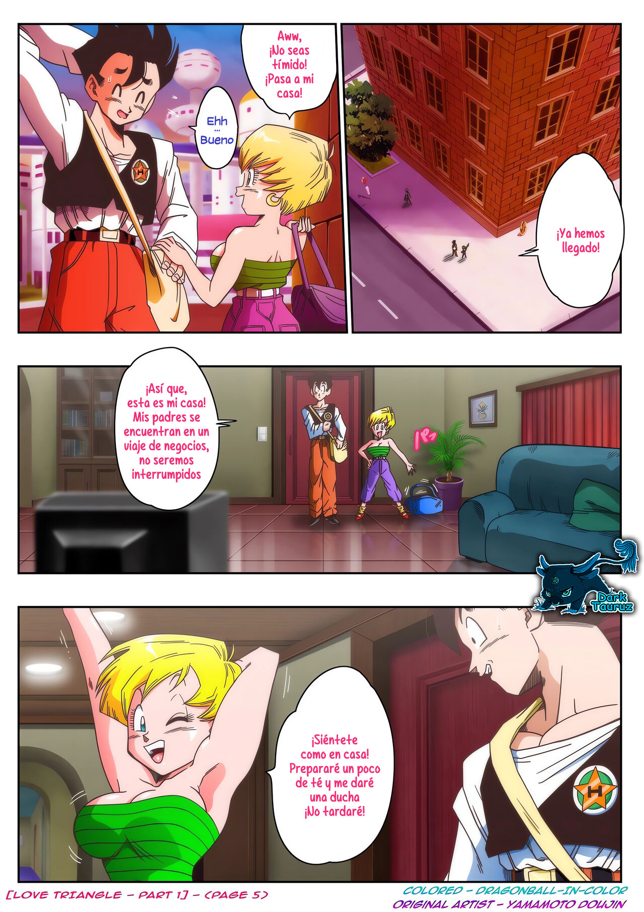 [Yamamoto Doujin (Yamamoto)] DagonBall - Triangulo Amoroso Z Parte 1 - Gohan conoce a Erasa (Dragon Ball Z) [DarkTauruz] [Spanish] [Decensored] Bildnummer 5