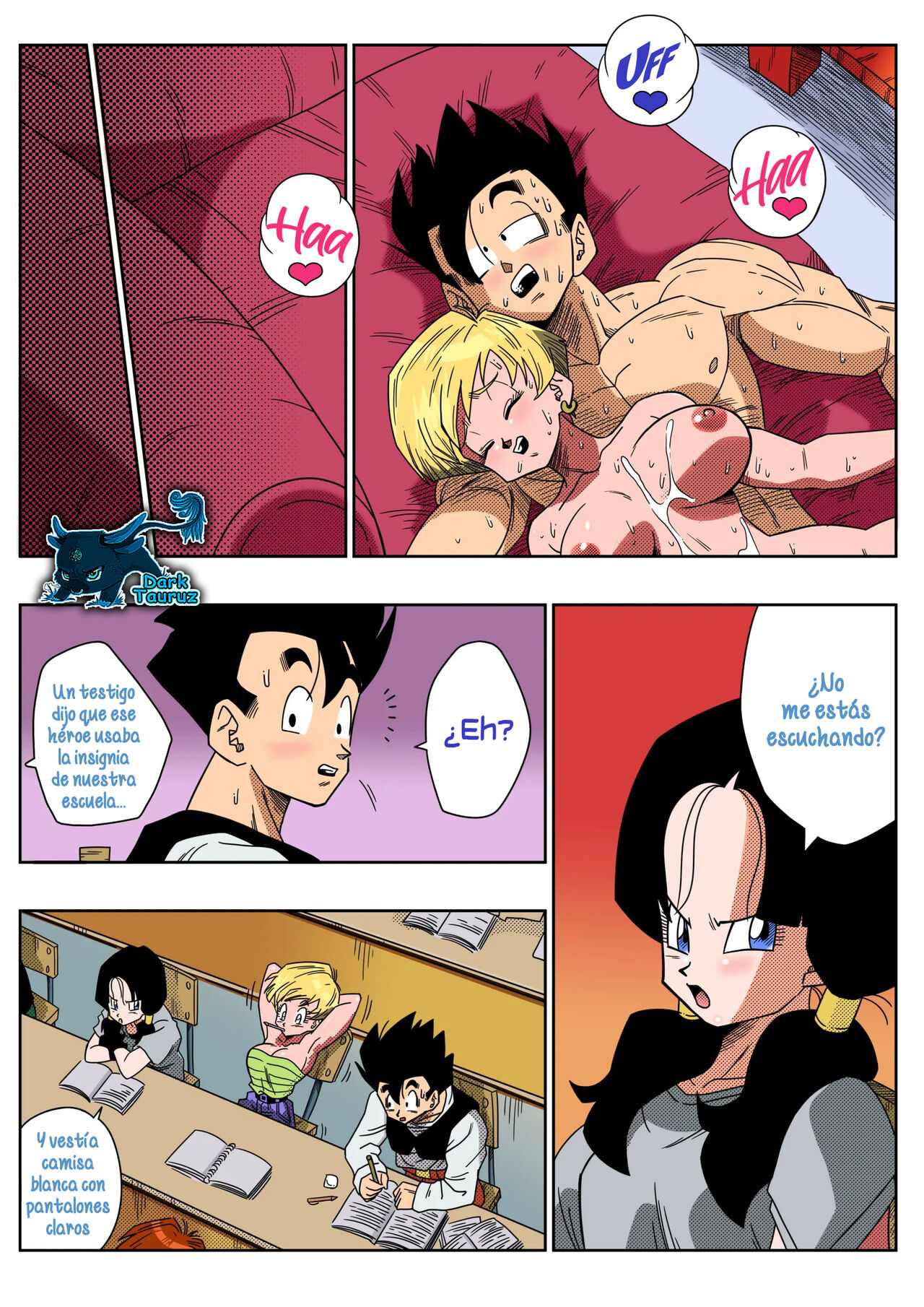 [Yamamoto Doujin (Yamamoto)] DagonBall - Triangulo Amoroso Z Parte 1 - Gohan conoce a Erasa (Dragon Ball Z) [DarkTauruz] [Spanish] [Decensored] Bildnummer 26