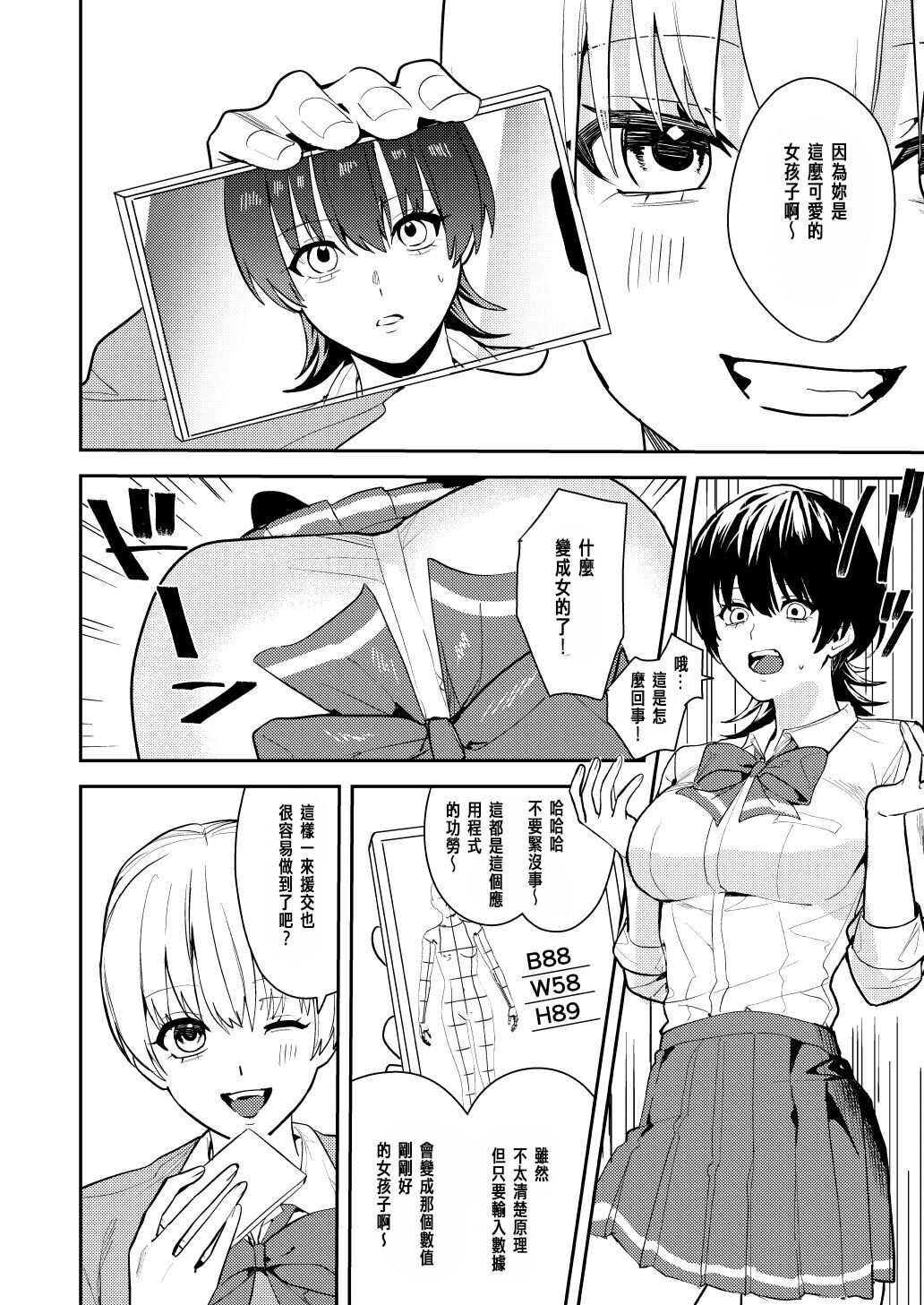 [あむぁいおかし製作所 (べってぃ)] パパ活女体化で楽しく稼ぐ![中國国語] image number 7