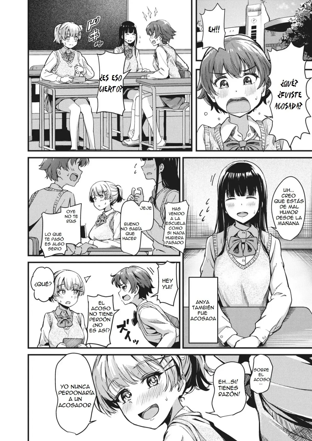 [Panda Ekisu] Hontou no Kimochi + Suzu no Ongaeshi | Verdaderos Sentimientos Hacia un Acosador ~Historia y Epilogo~ [Spanish] [EvilGuillotine] numero di immagine  6