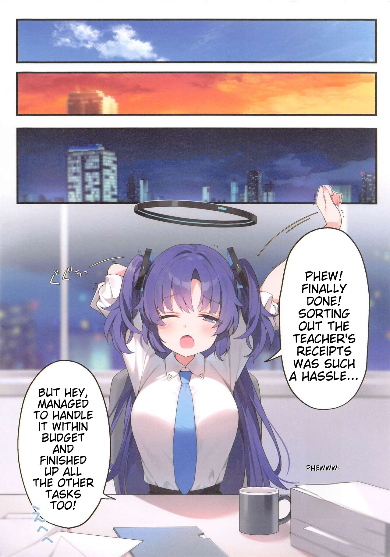 (COMIC1☆24) [Neko Donut (Ayamy)] Sensei! Yuuka ni Kojin Shidou Shite Kudasai - would you teach me a special lesson (Blue Archive) [English] [MTL] image number 3