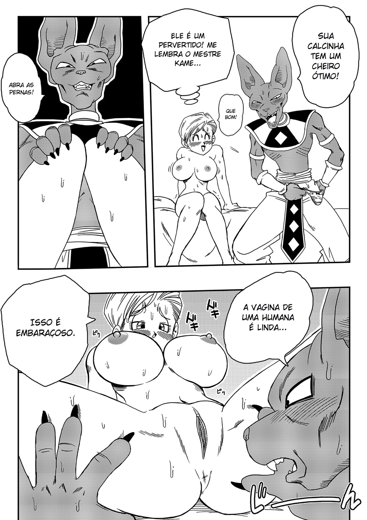 [Yamamoto Doujin (Yamamoto)] Dagonball - Bulma Salva o Mundo (Dragon Ball Super) [Portuguese-BR] [Decensored] numero di immagine  10