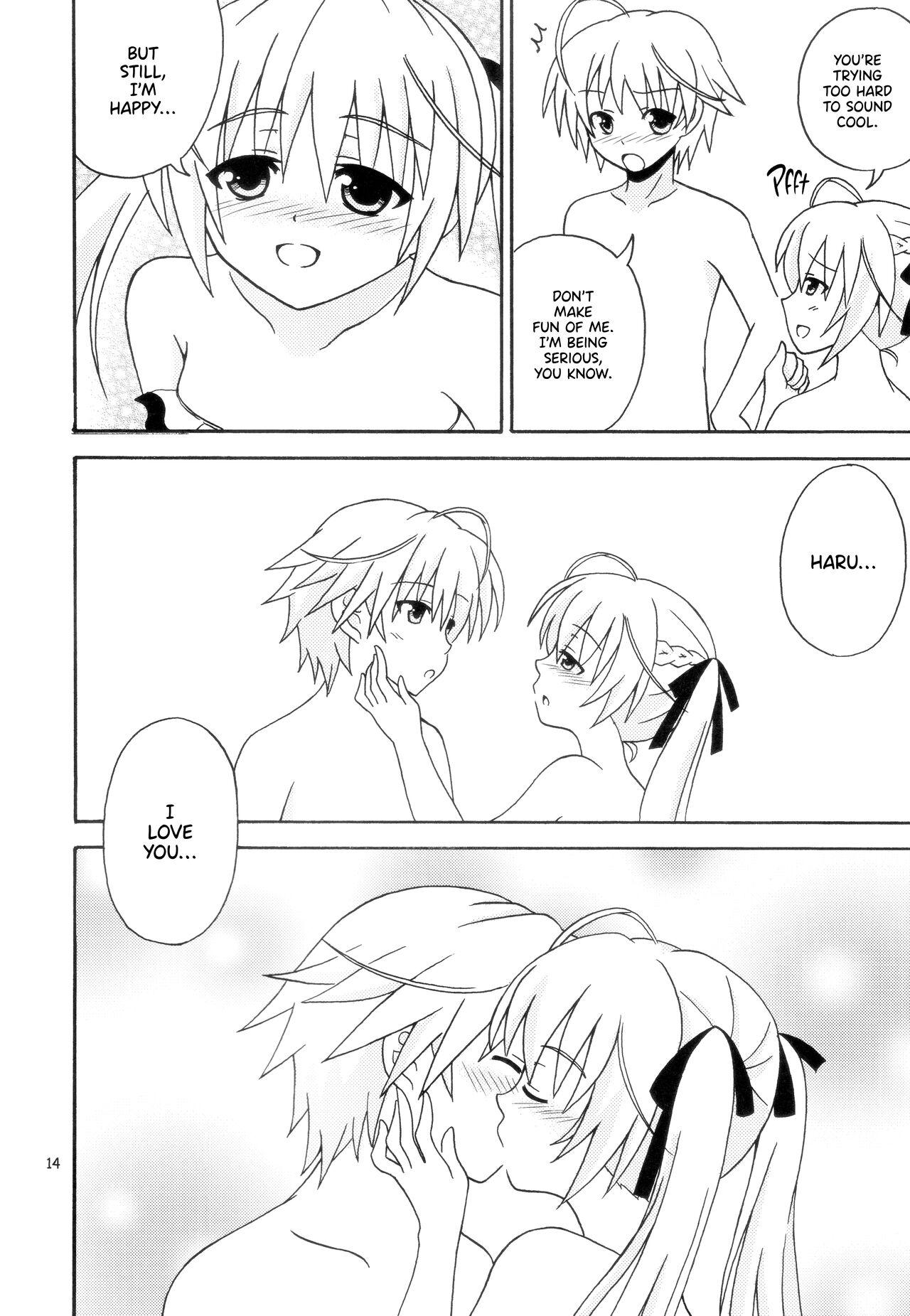 (COMIC1☆5) [Nekomanma (Kiyokiba Miyo)] Sora Ai 2 | Love Sora 2 (Yosuga no Sora) [English] [TRJR] numero di immagine  15