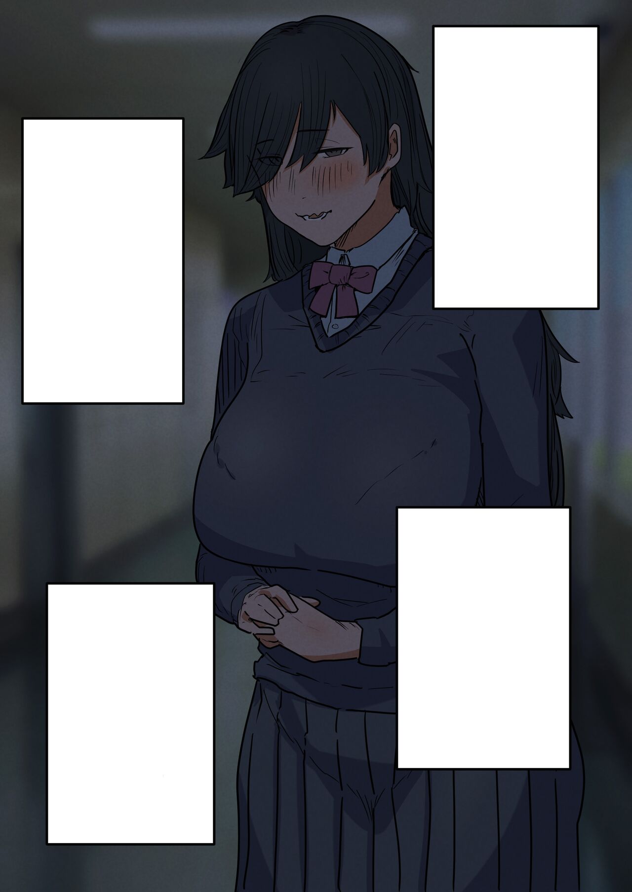 [絶品ピコス]性欲が強すぎるメカクレ陰キャ女に性活指導らぶらぶえっち [textless] 图片编号 4