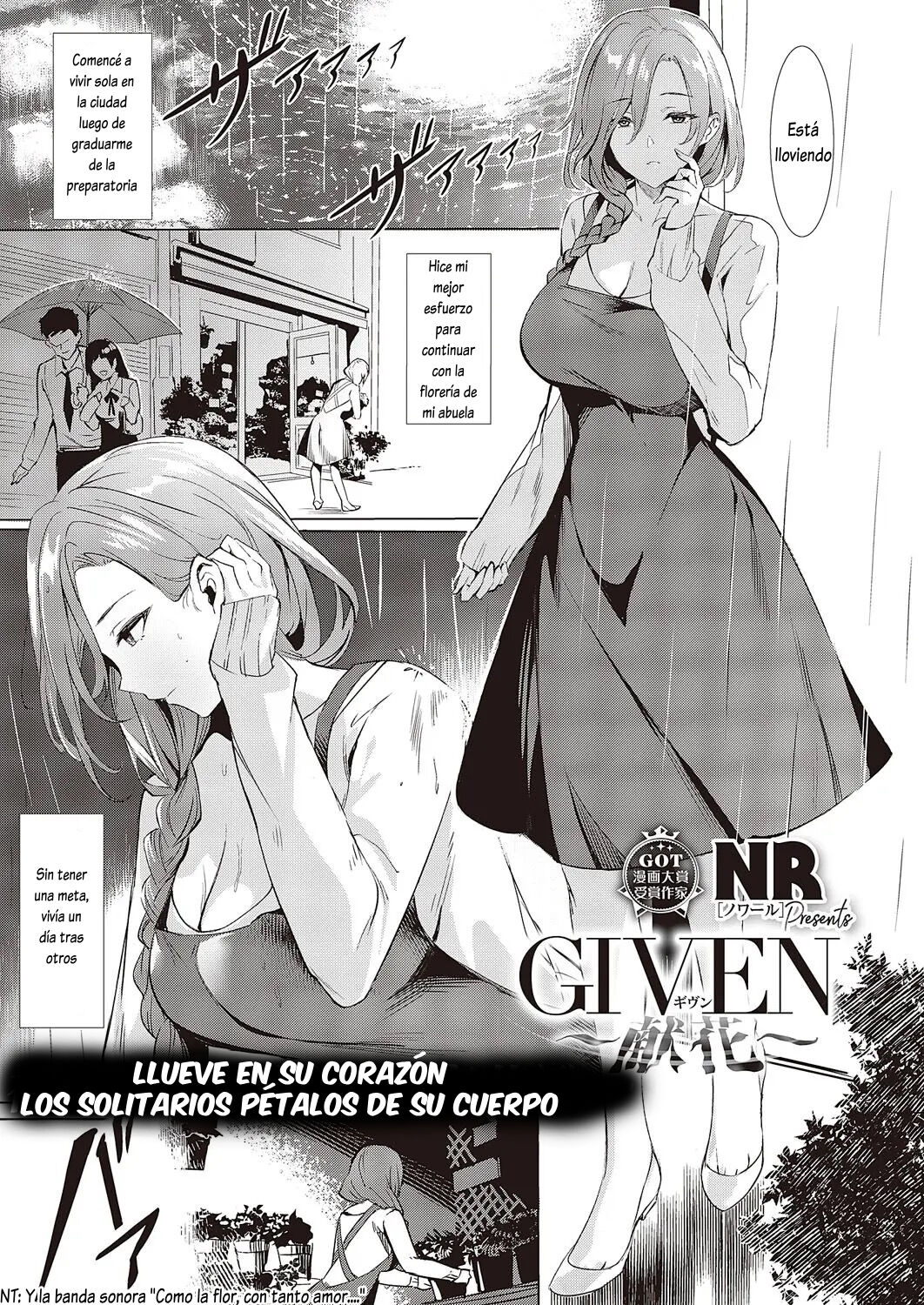 [NR] GIVEN ~Kenka~ | Love That Drenches The Lonesome Petals (COMIC ExE 44) [Spanish] [Lovely Diablesse Scan] [Digital 이미지 번호 1