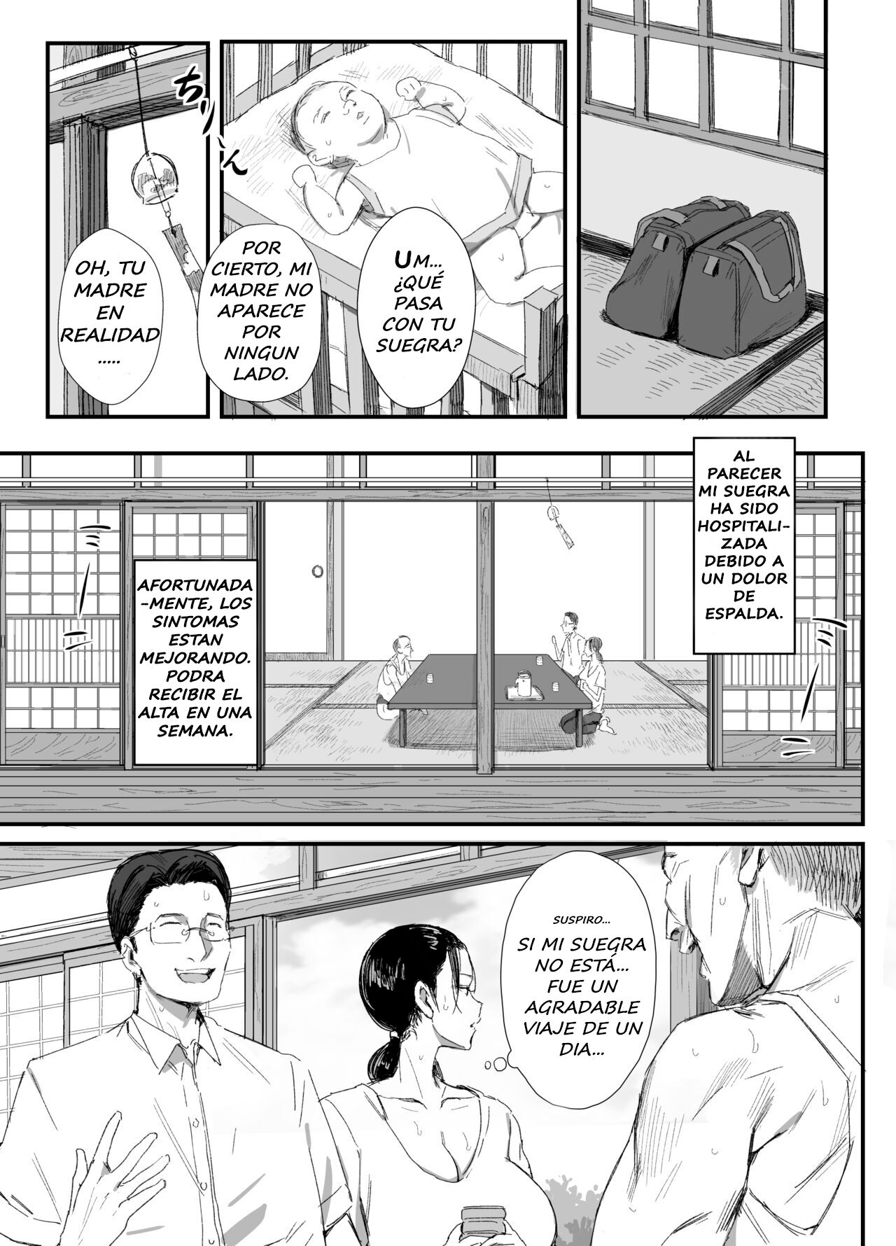 [Dynamic Mom (Onodera)] Inaka ni Sumu Dosukebe Gifu to Kosodate Yome [Spanish] [Pajerosxnx] [Digital] image number 4