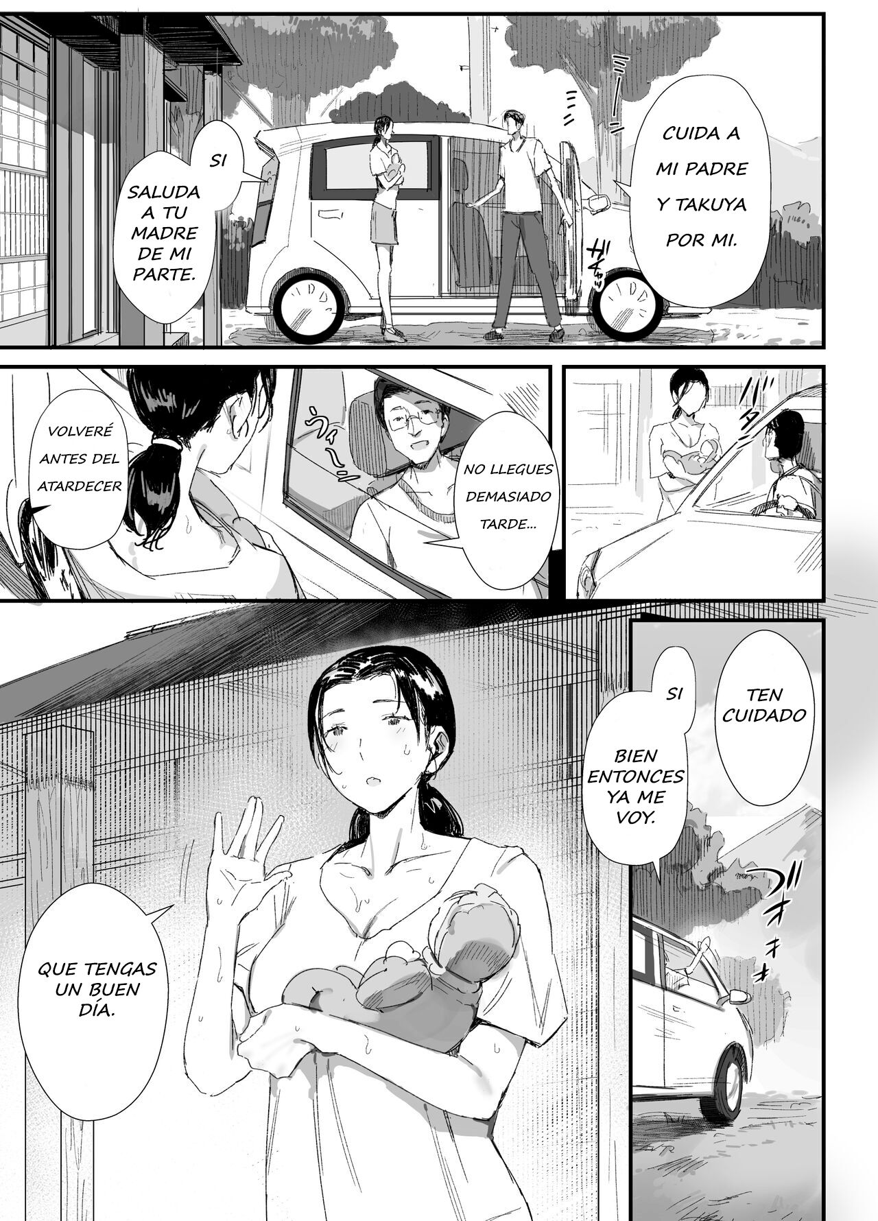 [Dynamic Mom (Onodera)] Inaka ni Sumu Dosukebe Gifu to Kosodate Yome [Spanish] [Pajerosxnx] [Digital] image number 6