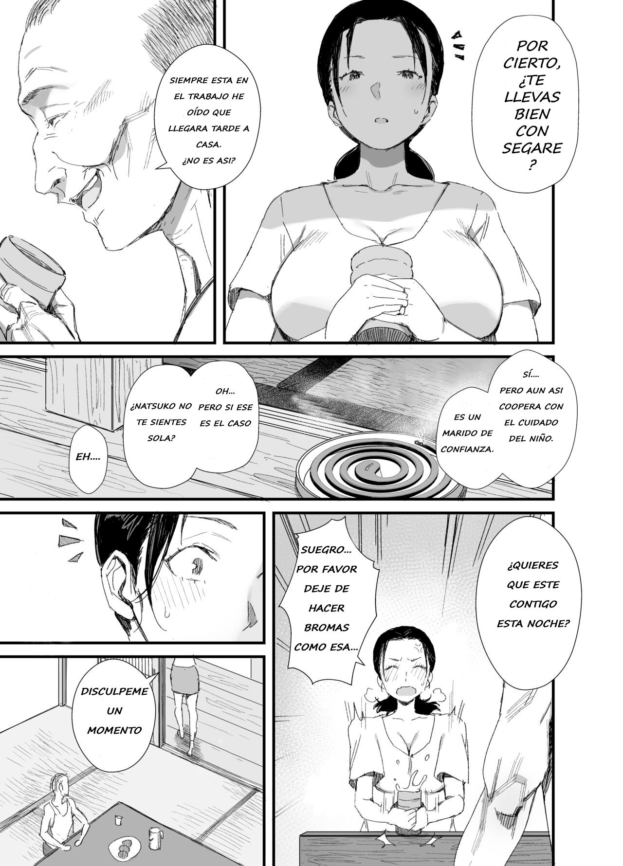 [Dynamic Mom (Onodera)] Inaka ni Sumu Dosukebe Gifu to Kosodate Yome [Spanish] [Pajerosxnx] [Digital] image number 8
