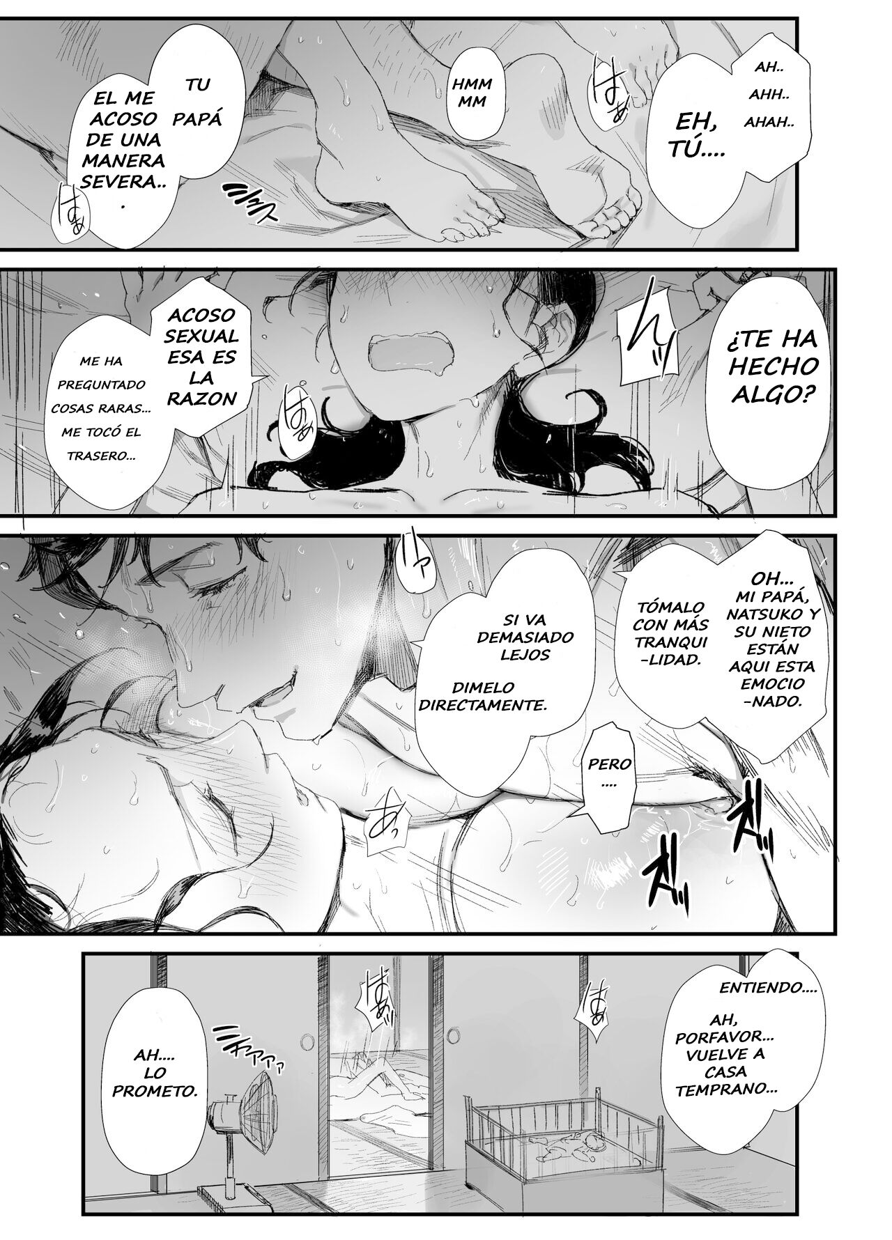 [Dynamic Mom (Onodera)] Inaka ni Sumu Dosukebe Gifu to Kosodate Yome [Spanish] [Pajerosxnx] [Digital] image number 12