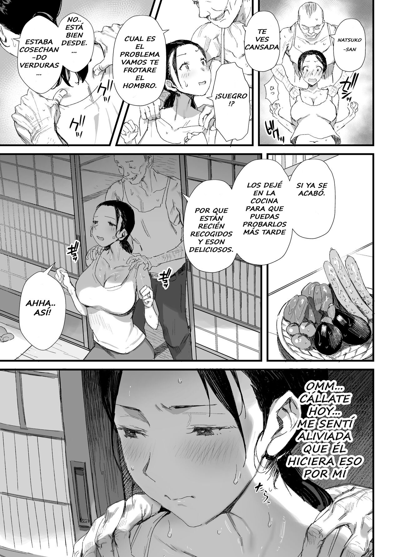 [Dynamic Mom (Onodera)] Inaka ni Sumu Dosukebe Gifu to Kosodate Yome [Spanish] [Pajerosxnx] [Digital] image number 14