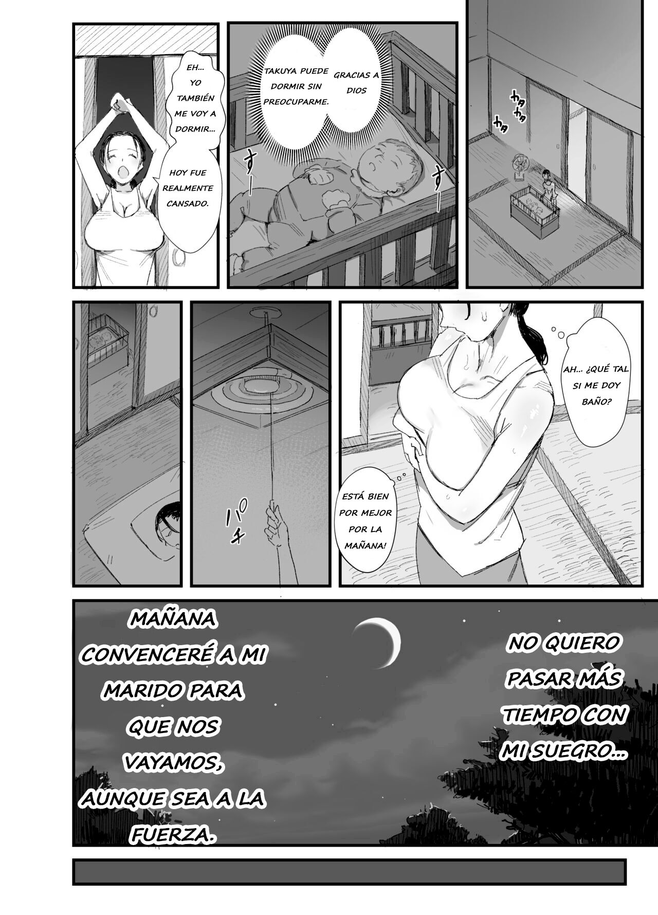 [Dynamic Mom (Onodera)] Inaka ni Sumu Dosukebe Gifu to Kosodate Yome [Spanish] [Pajerosxnx] [Digital] image number 19