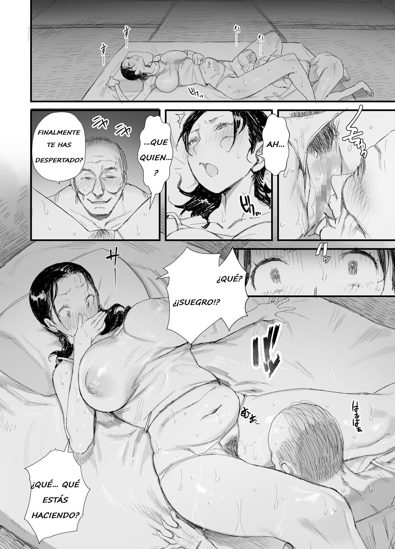 [Dynamic Mom (Onodera)] Inaka ni Sumu Dosukebe Gifu to Kosodate Yome [Spanish] [Pajerosxnx] [Digital] image number 21