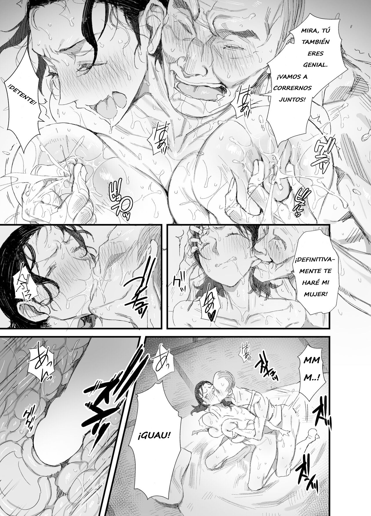 [Dynamic Mom (Onodera)] Inaka ni Sumu Dosukebe Gifu to Kosodate Yome [Spanish] [Pajerosxnx] [Digital] image number 34