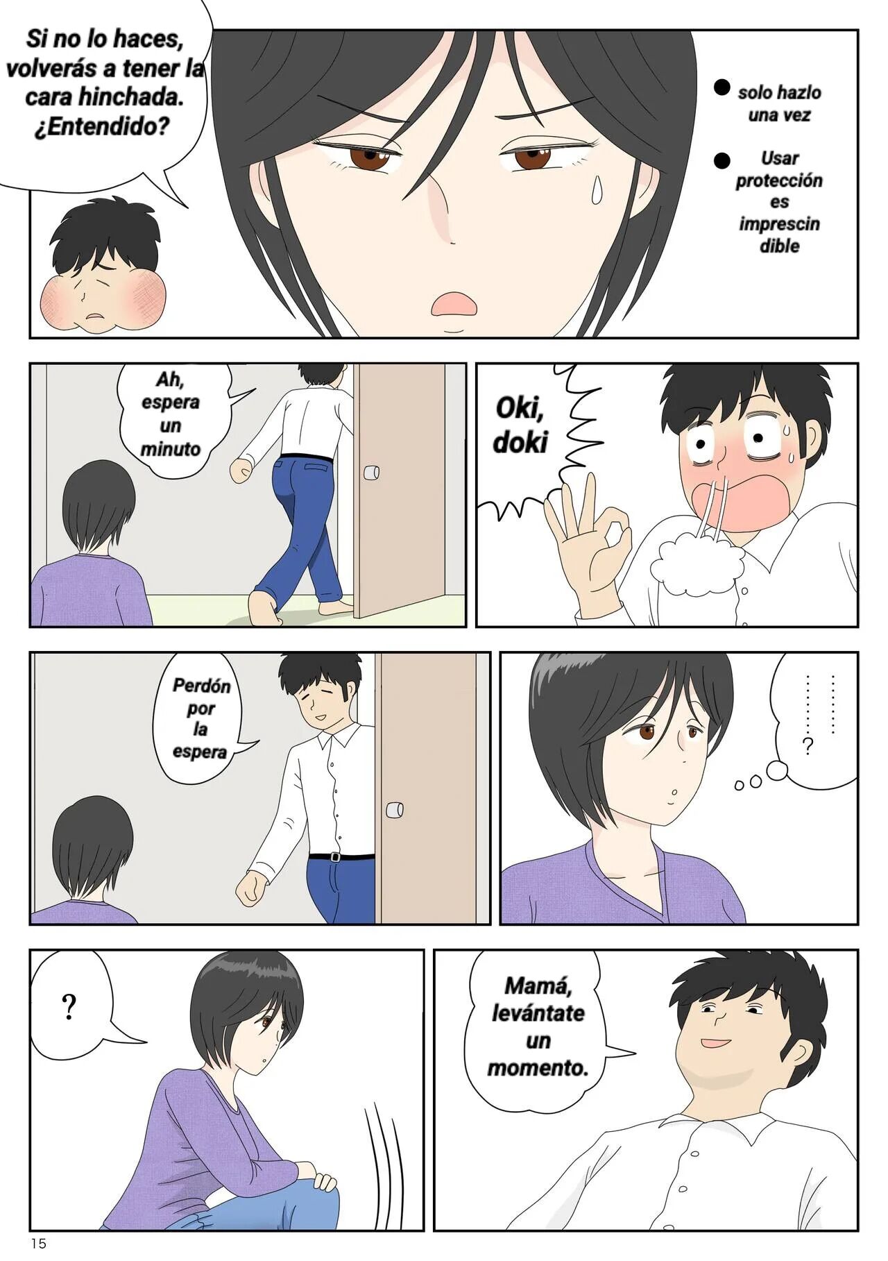 [Mizuarai no kai] Onaneta Kaa-san 3 | Mamá es mi material para masturbación 3 [Spanish] [Chompita] image number 15