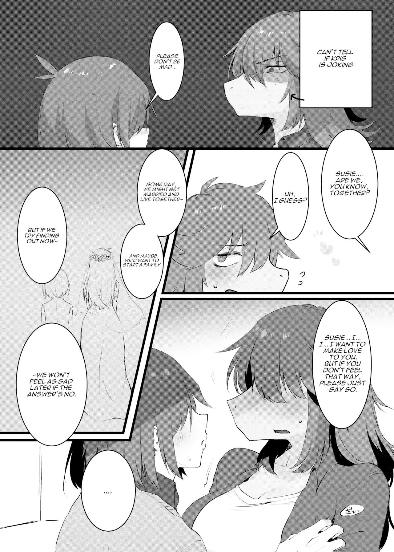 [English] [High Risk High Return (Komugiko)] Ningen x Monster demo Akachan wa Dekimasu ka!? (Deltarune) Bildnummer 10