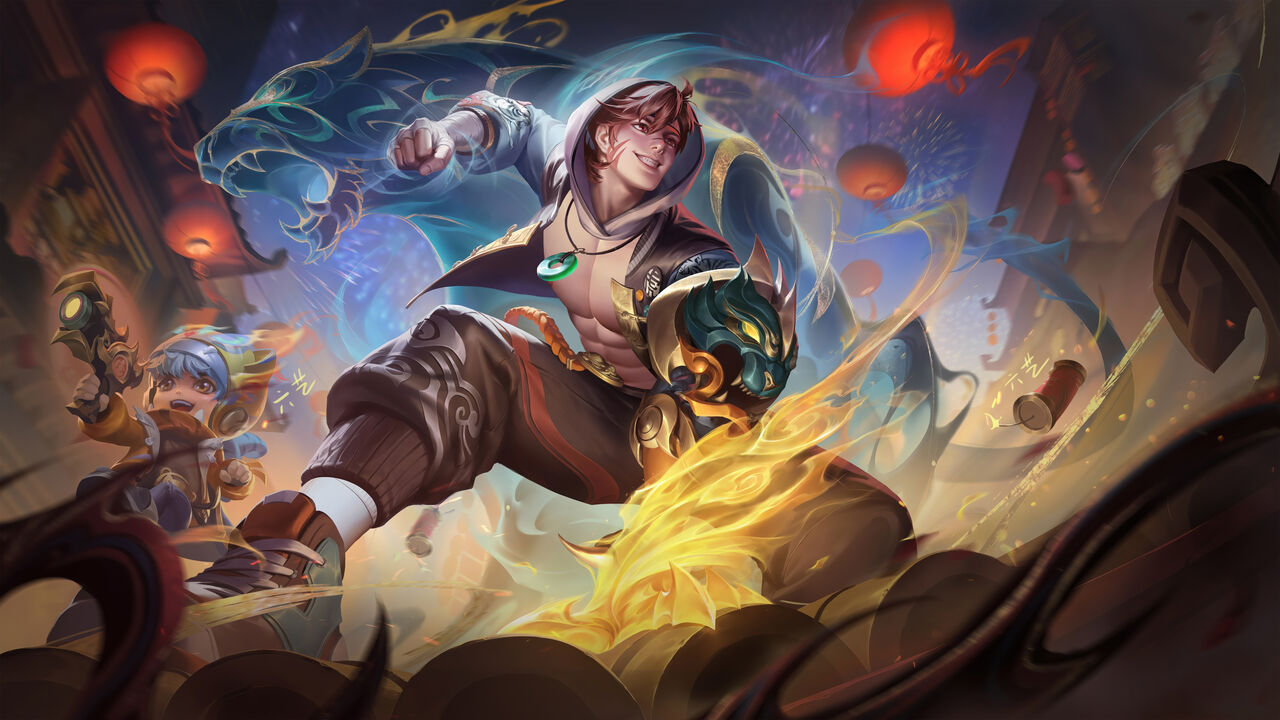 王者荣耀 Honor of Kings 六艺-裴擒虎-寅虎.赤拳 numero di immagine  2