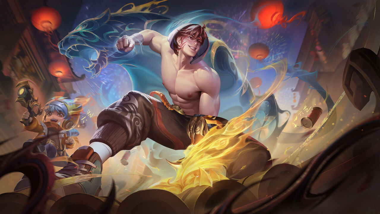 王者荣耀 Honor of Kings 六艺-裴擒虎-寅虎.赤拳 numero di immagine  3