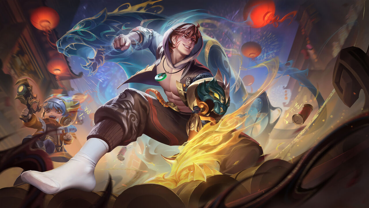 王者荣耀 Honor of Kings 六艺-裴擒虎-寅虎.赤拳 numero di immagine  9