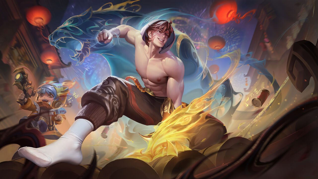 王者荣耀 Honor of Kings 六艺-裴擒虎-寅虎.赤拳 numero di immagine  10