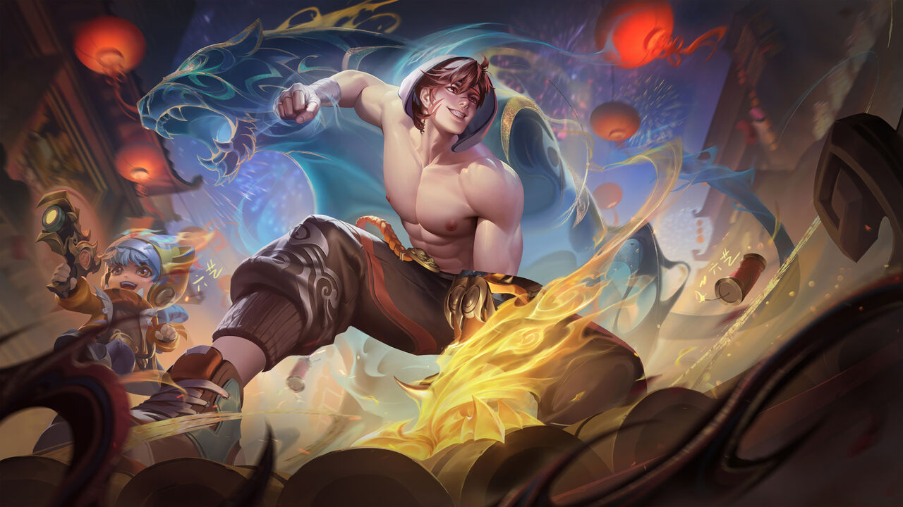 王者荣耀 Honor of Kings 六艺-裴擒虎-寅虎.赤拳 numero di immagine  13