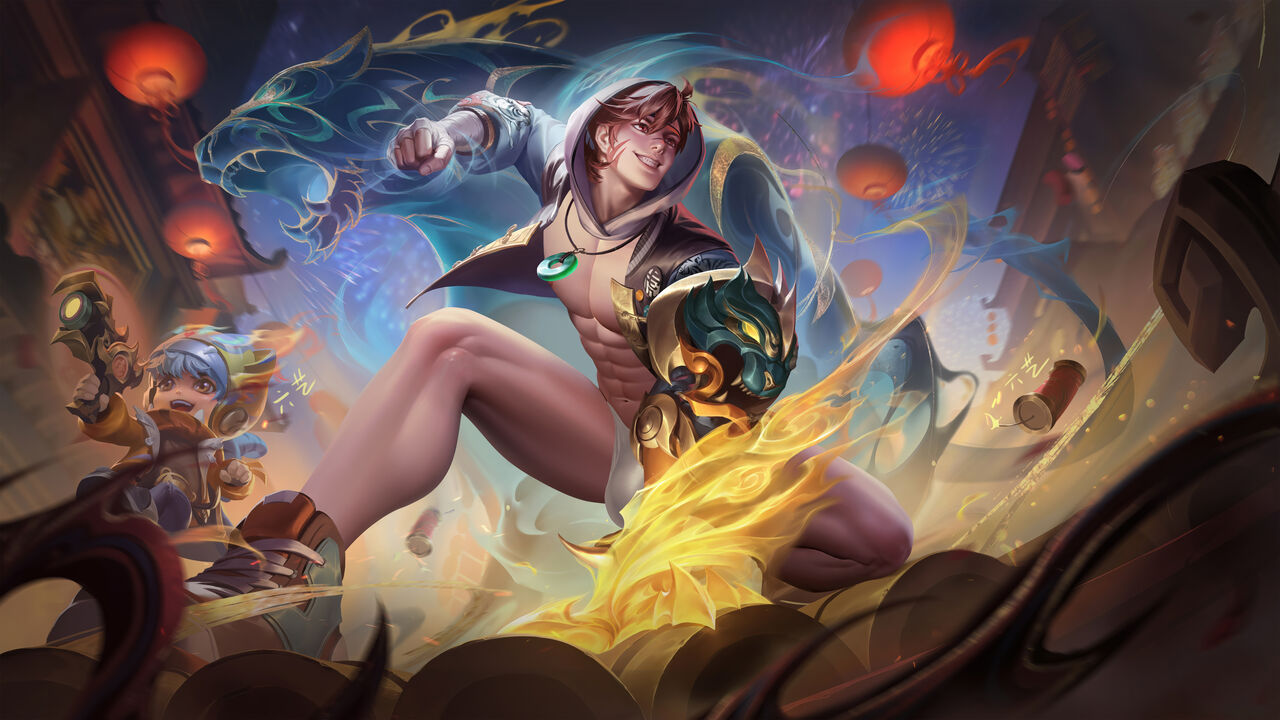 王者荣耀 Honor of Kings 六艺-裴擒虎-寅虎.赤拳 numero di immagine  14