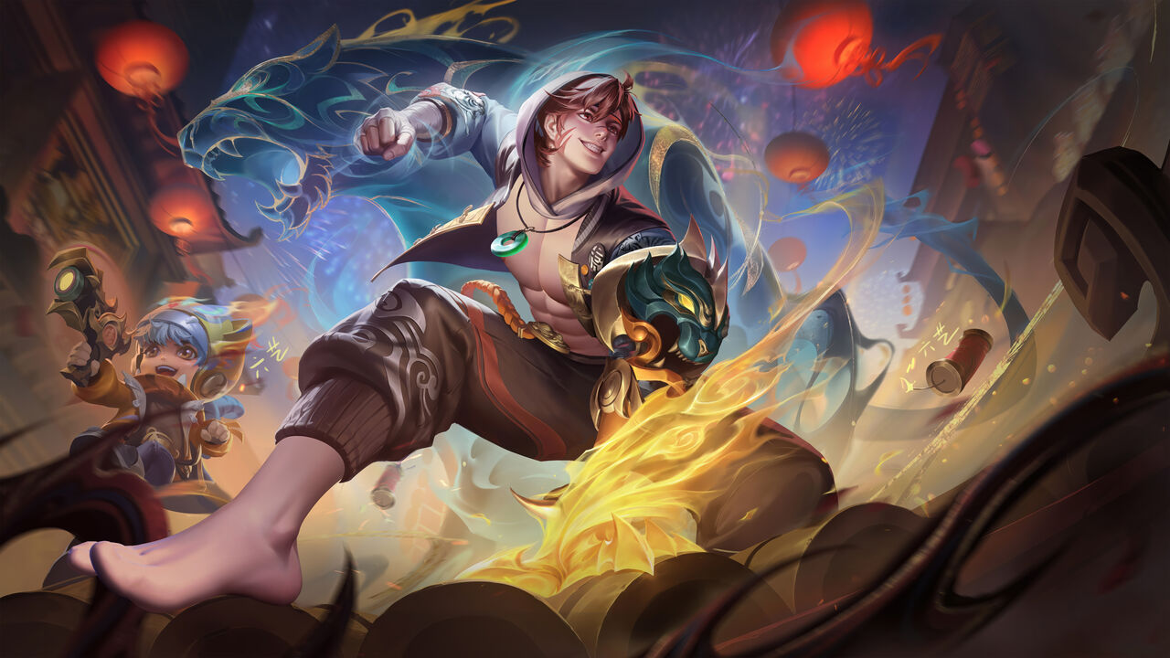 王者荣耀 Honor of Kings 六艺-裴擒虎-寅虎.赤拳 numero di immagine  20